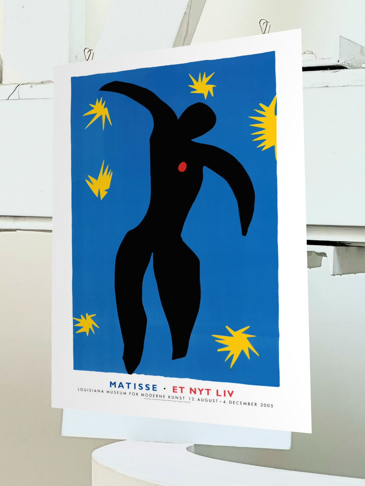 Full front view of the 2005 Henri Matisse Danish art exhibition poster