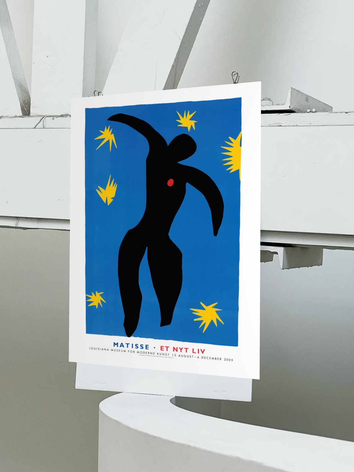 	Wide view of the Matisse exhibition poster