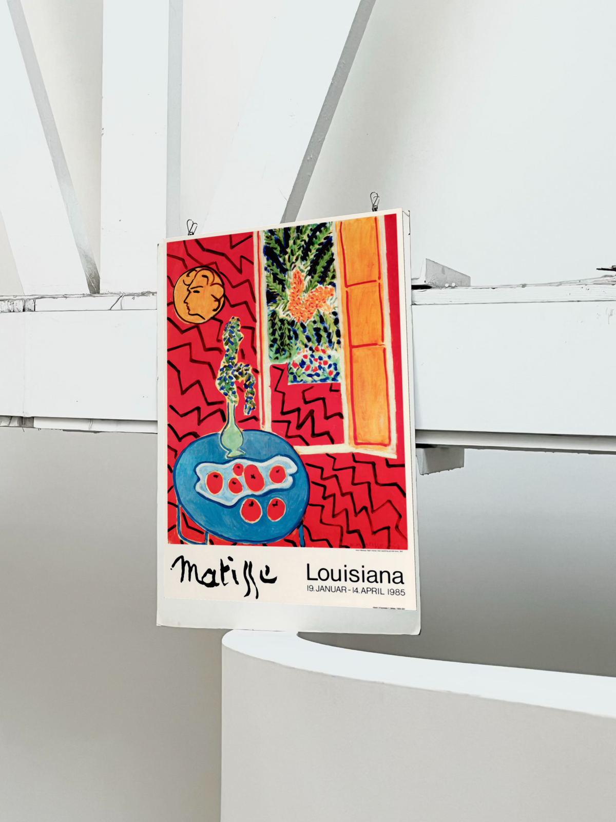 Wide view of the 2023 Henri Matisse Danish exhibition poster