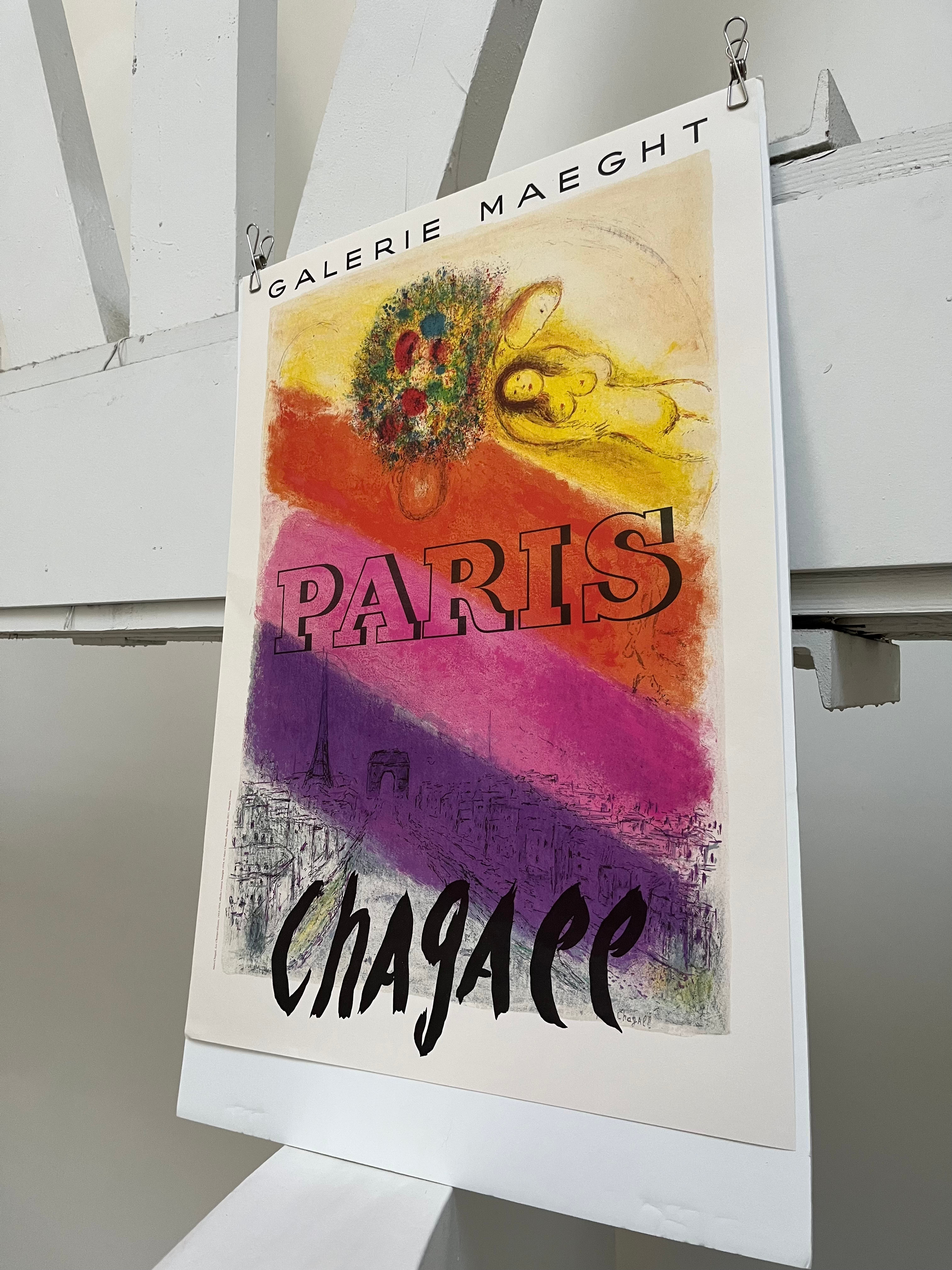 Marc Chagall French Art Exhibition Lithograph