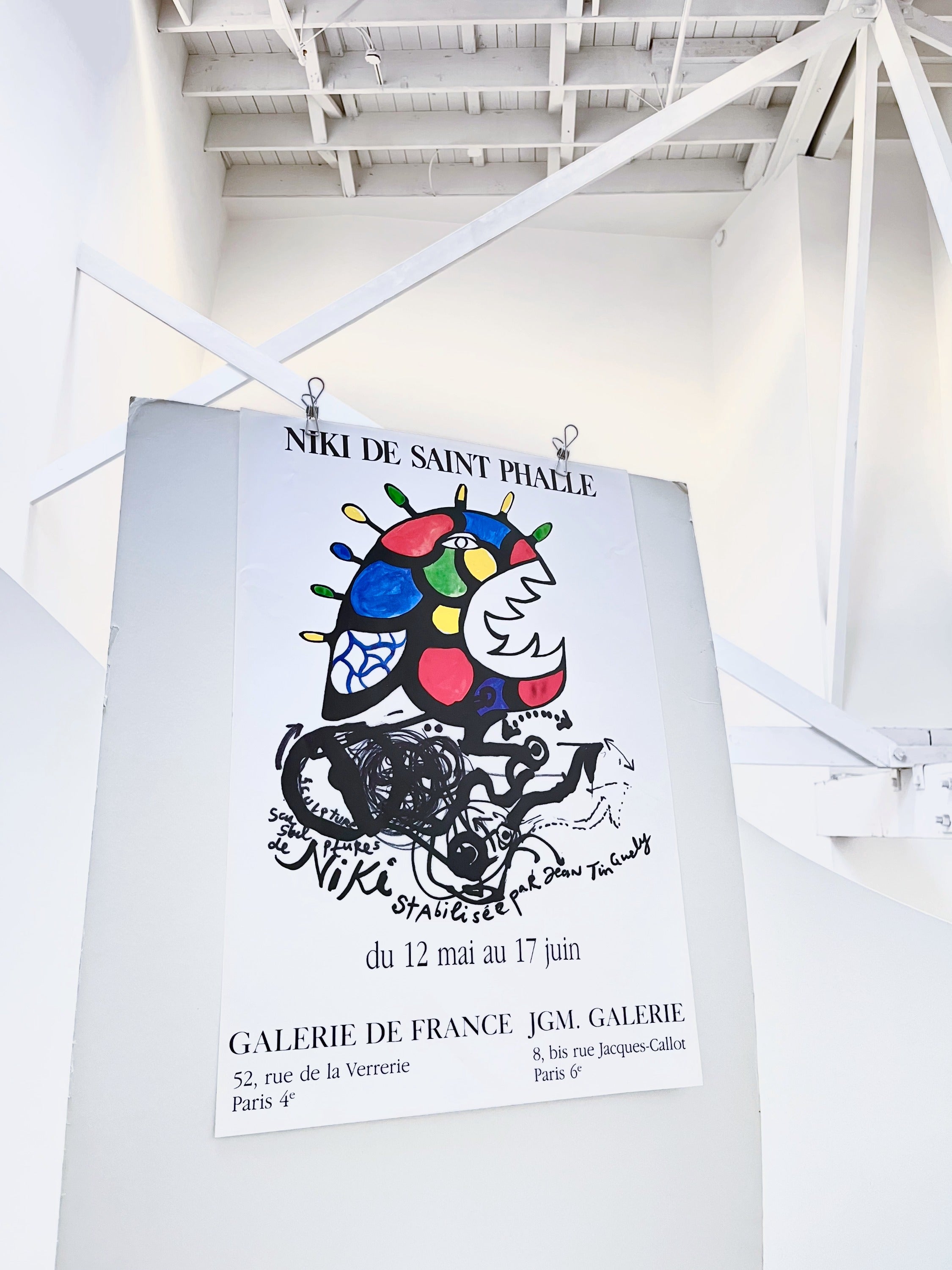 1989 Niki De Saint Phalle French Art Exhibition Poster