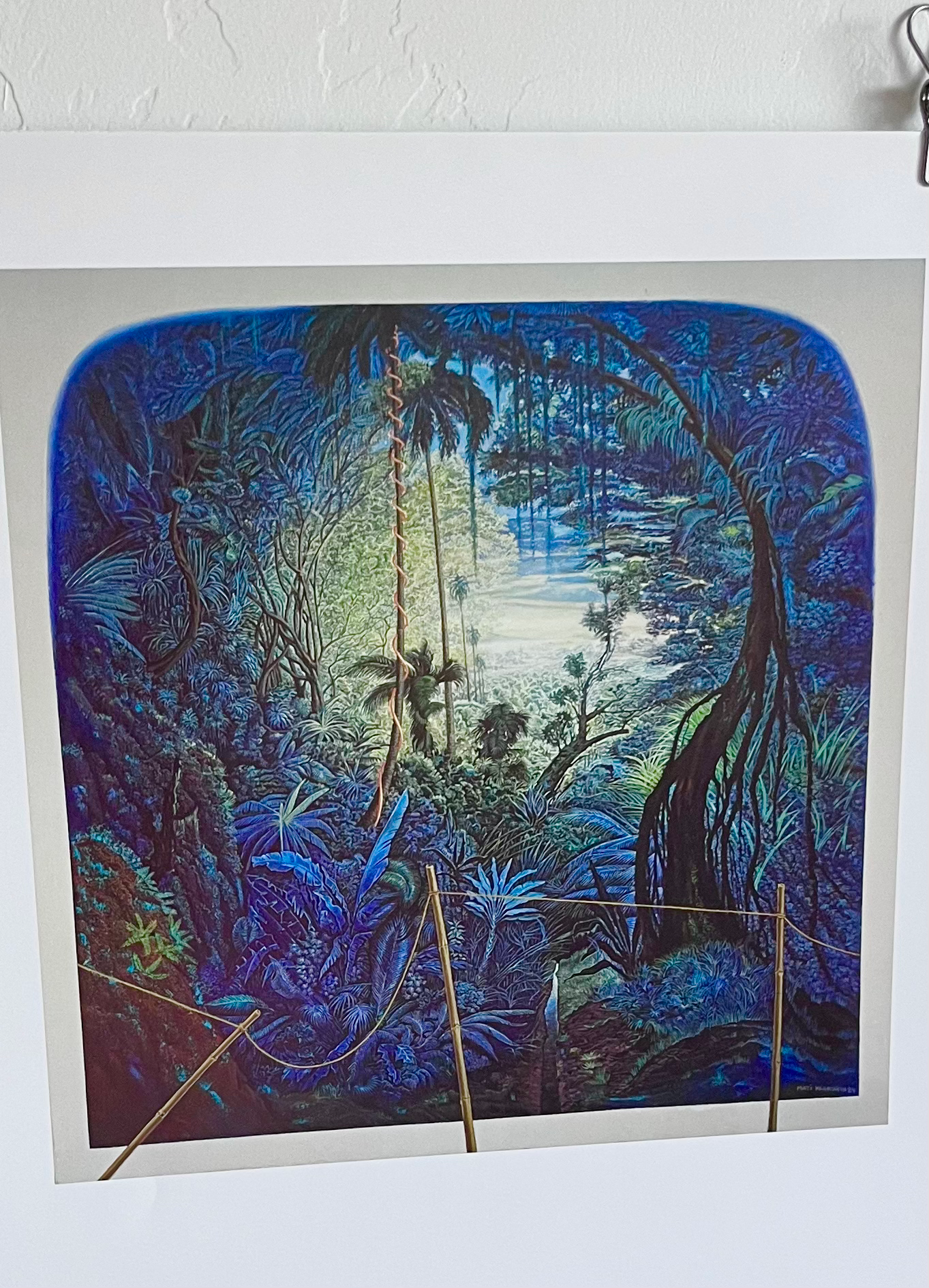 1980s Mati Klarwein French Art Exhibition Poster