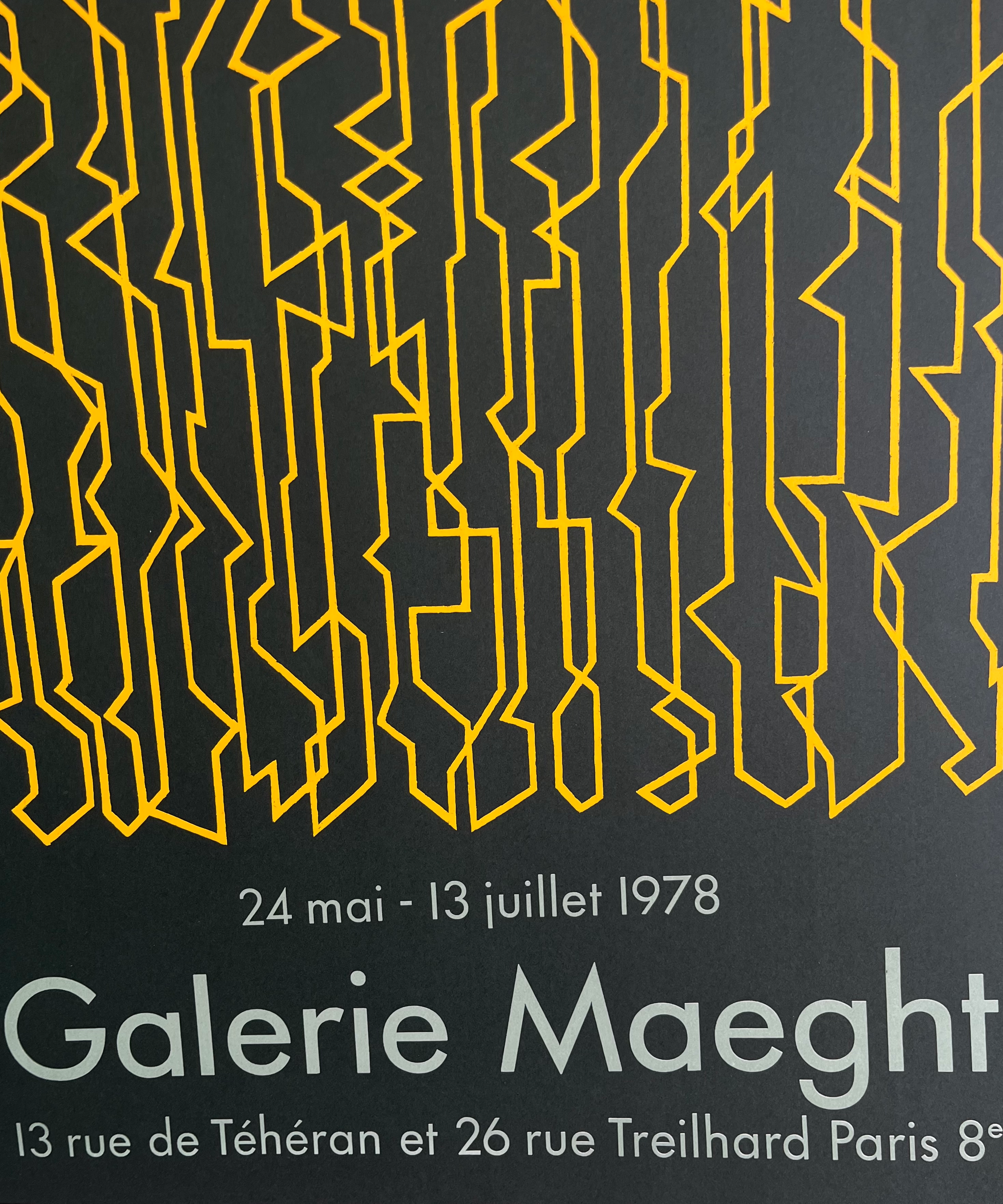 1978 Pablo Palazuelo French Art Exhibition Poster