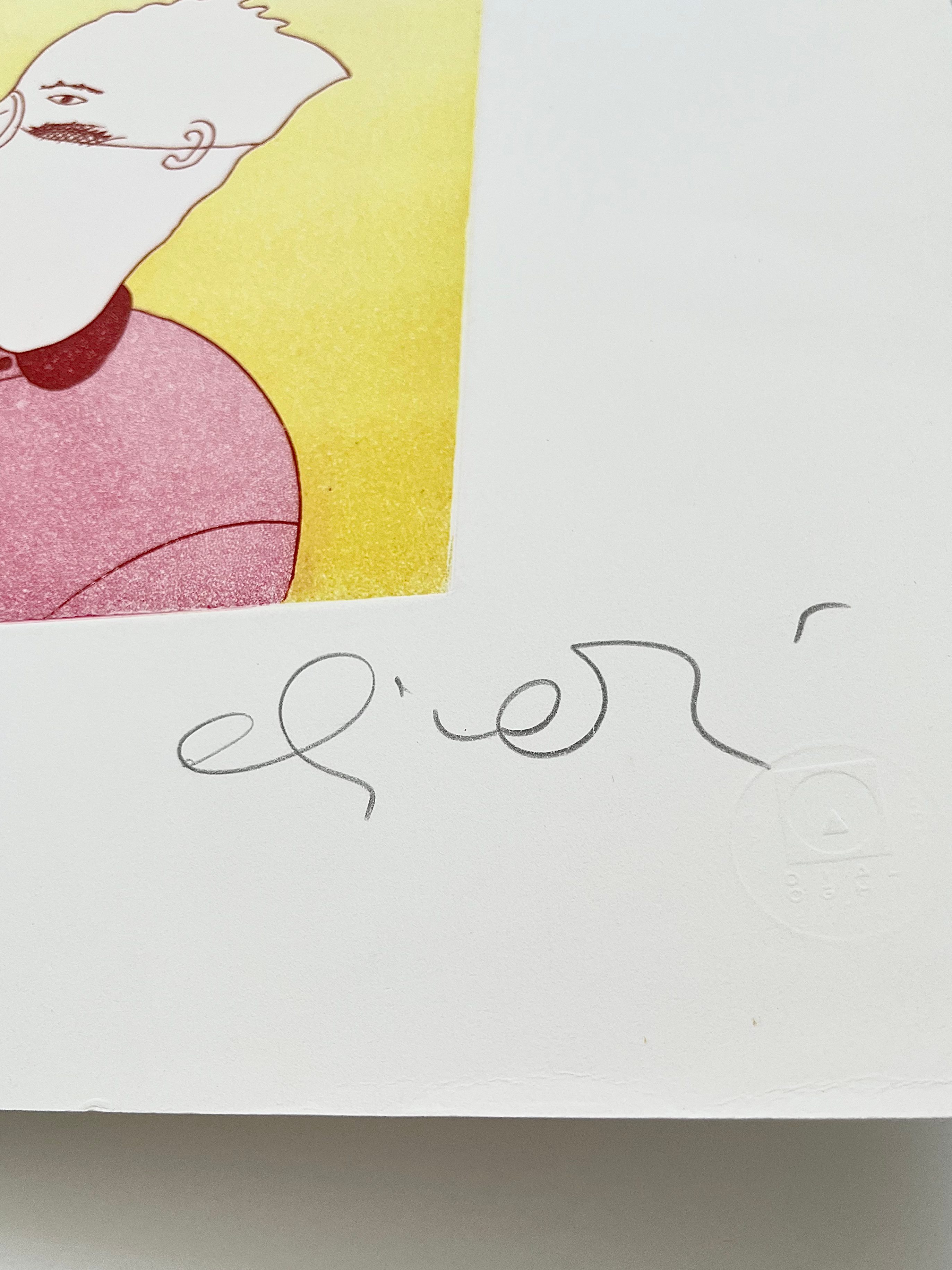 2003 Luca Alinari Italian Signed Serigraph
