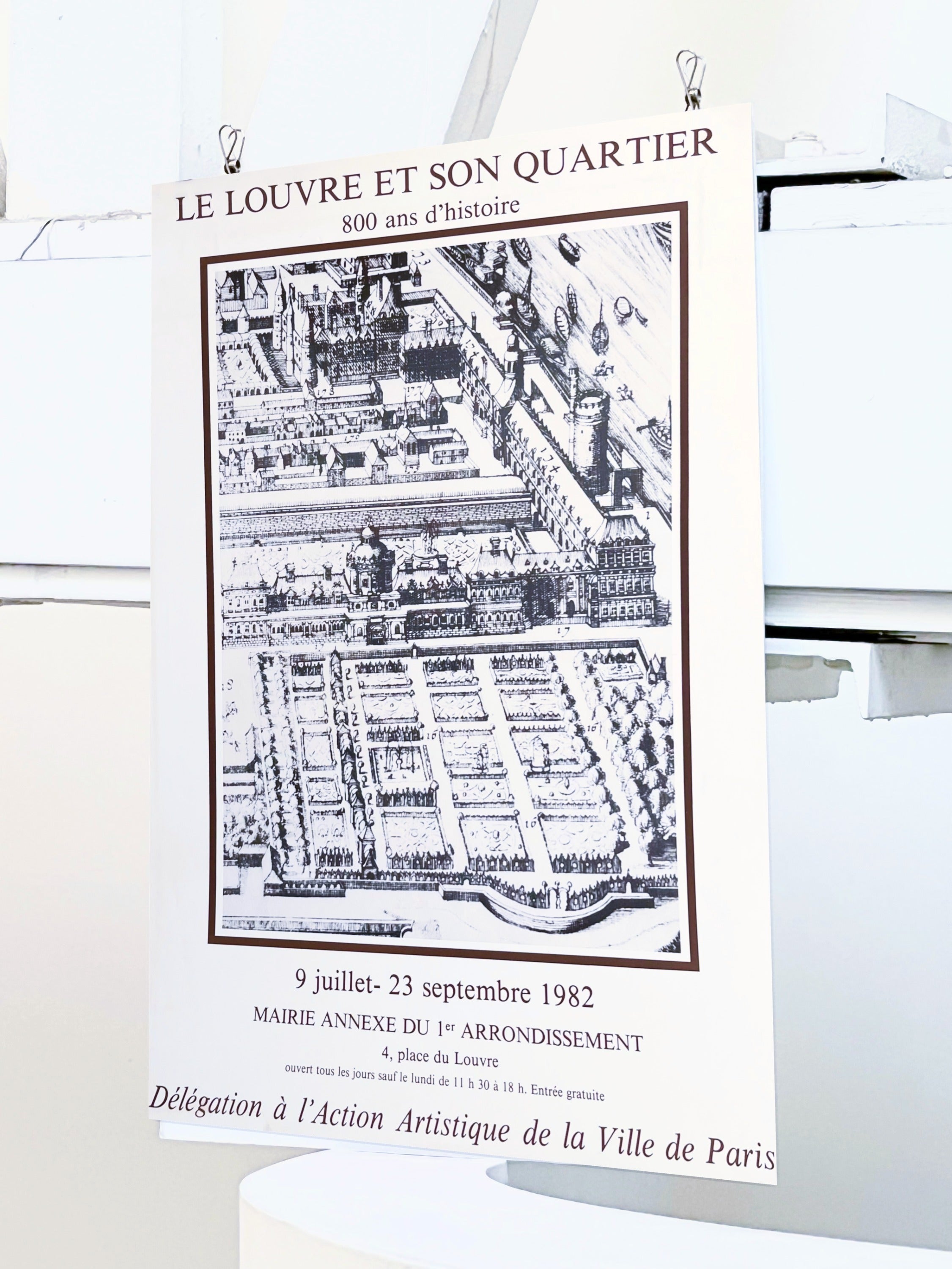 1982 Louvre French Art Exhibition Print