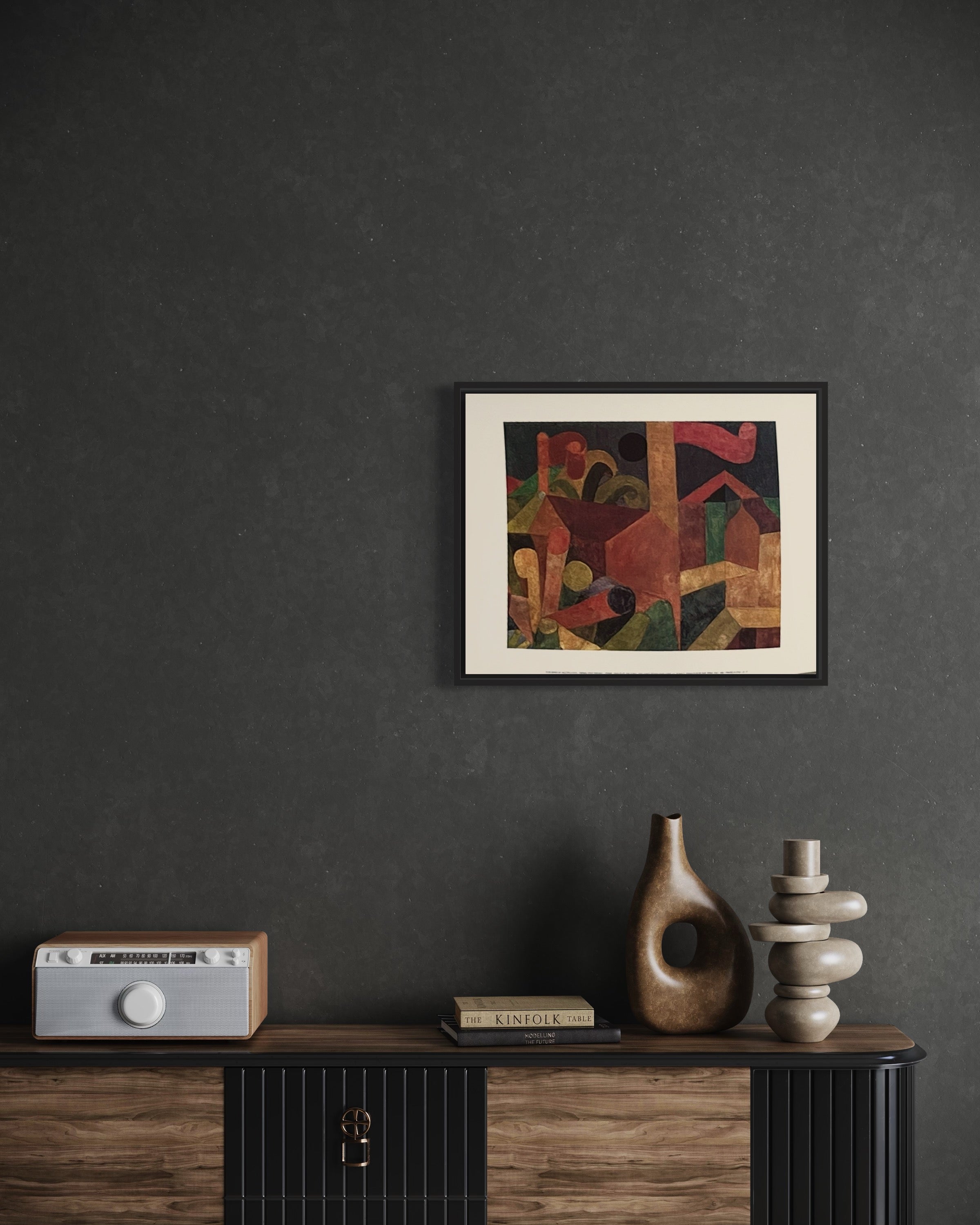 1992 Paul Klee 'Wald Bau' Italian Lithograph