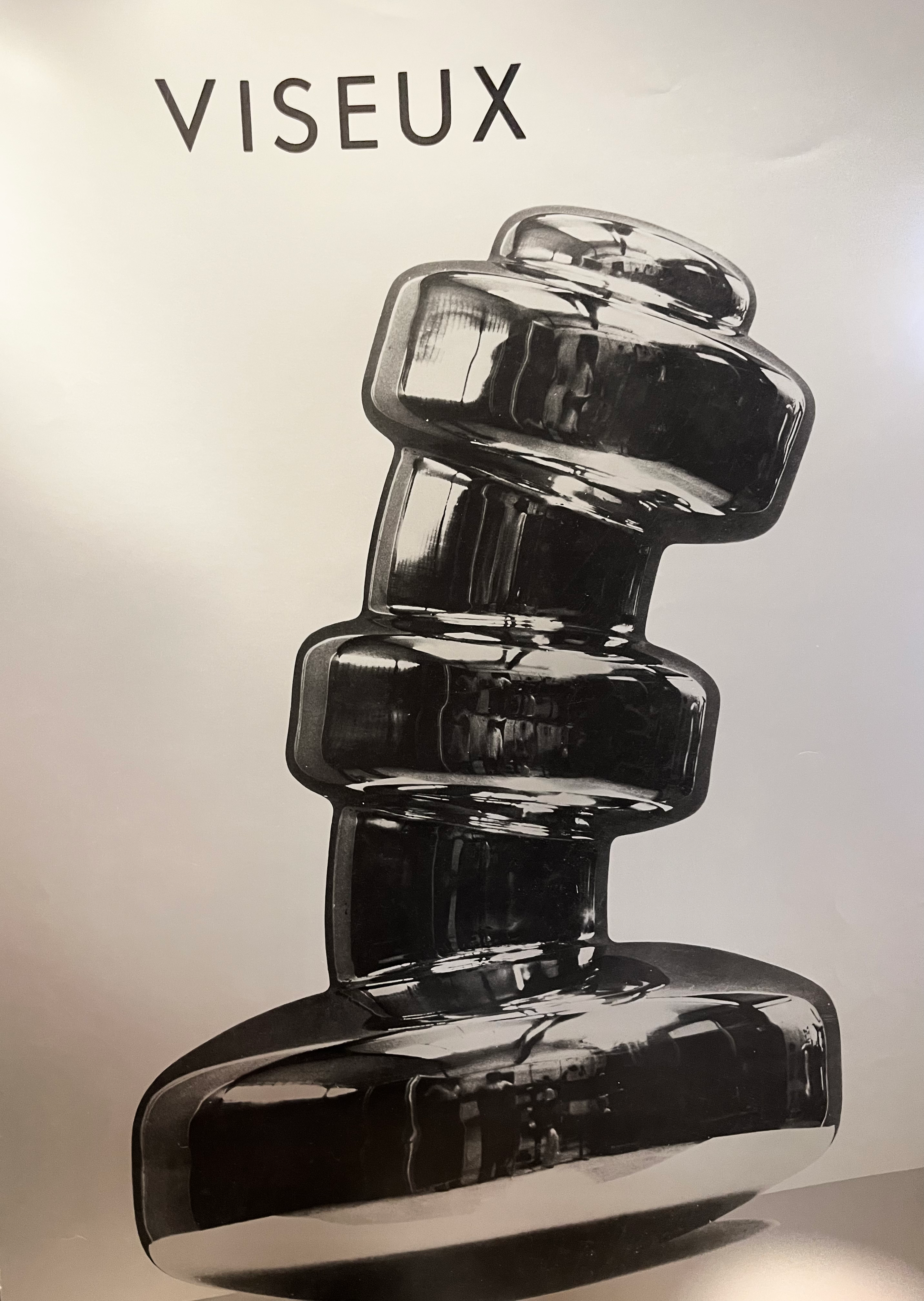 1973 Claude Viseux French Art Exhibition Poster