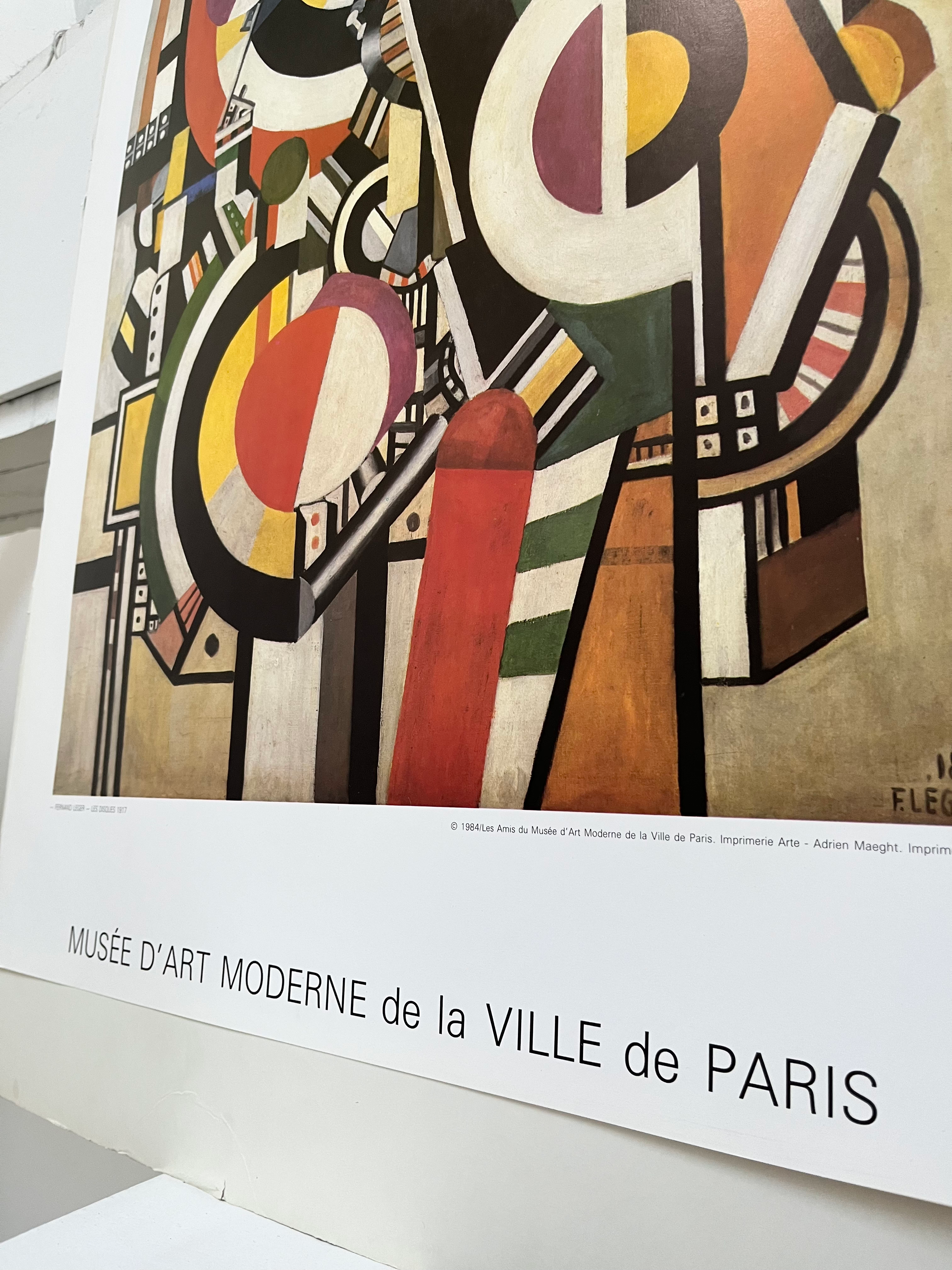 1984 Fernand Leger French Art Exhibition Print