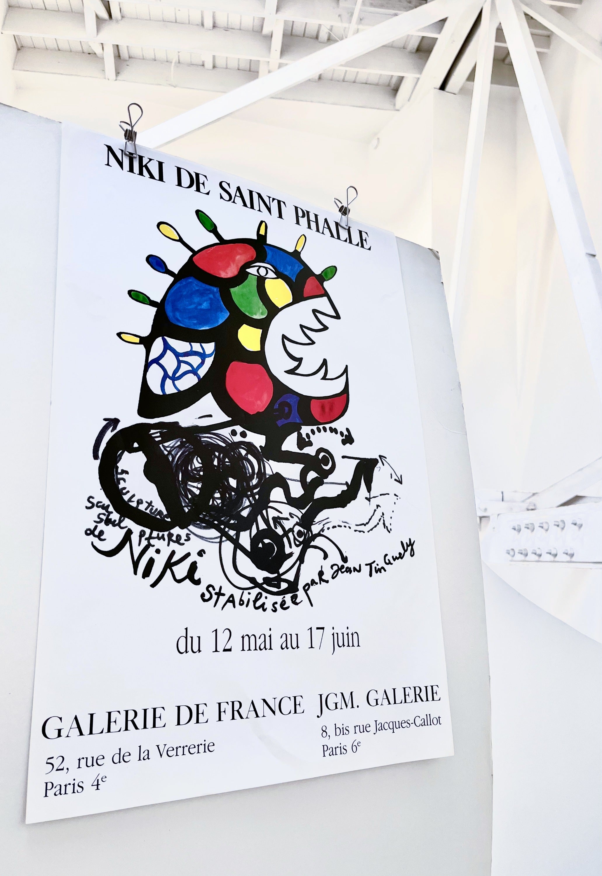 1989 Niki De Saint Phalle French Art Exhibition Poster