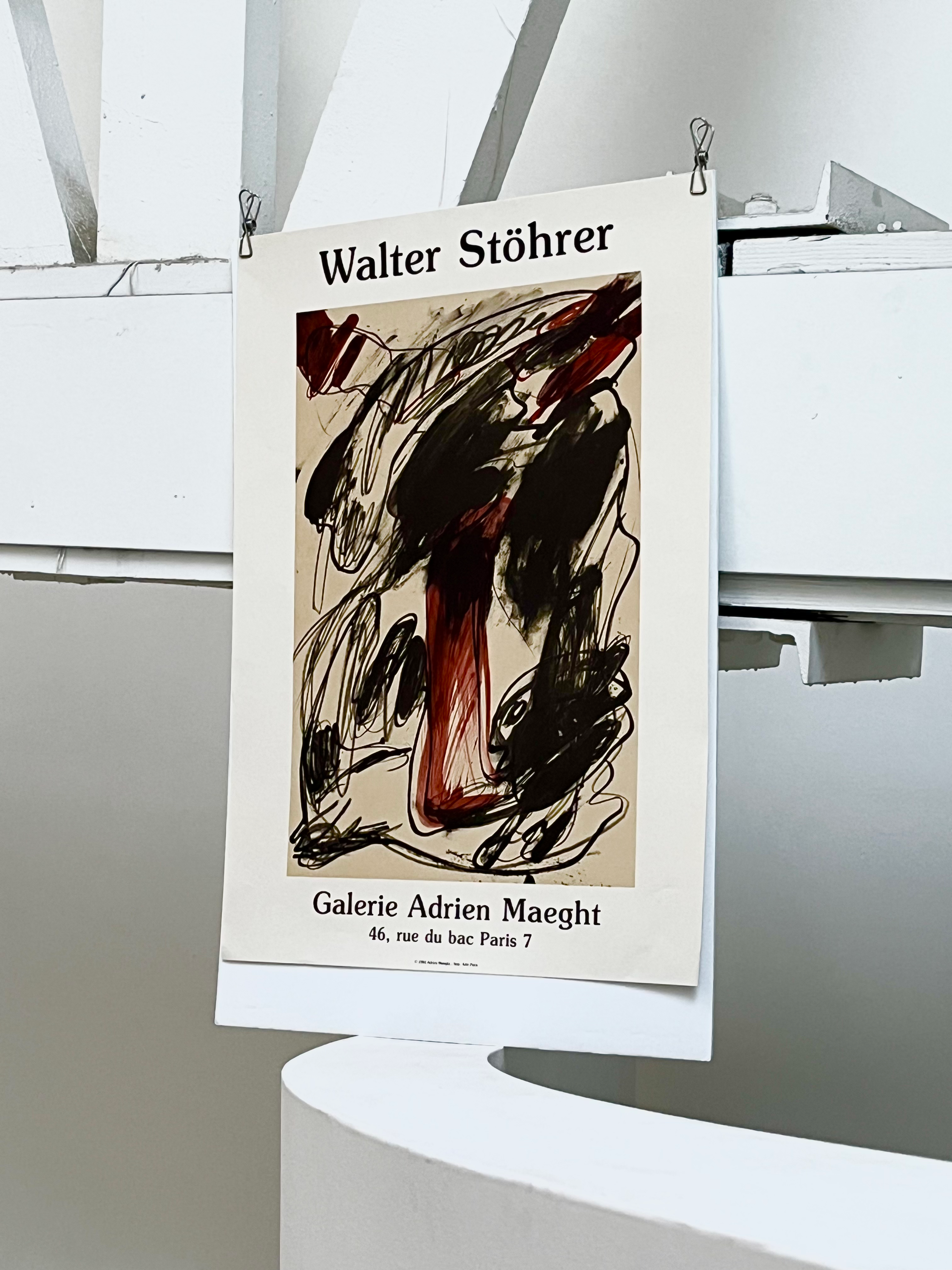 1984 Walter Stohrer French Lithograph