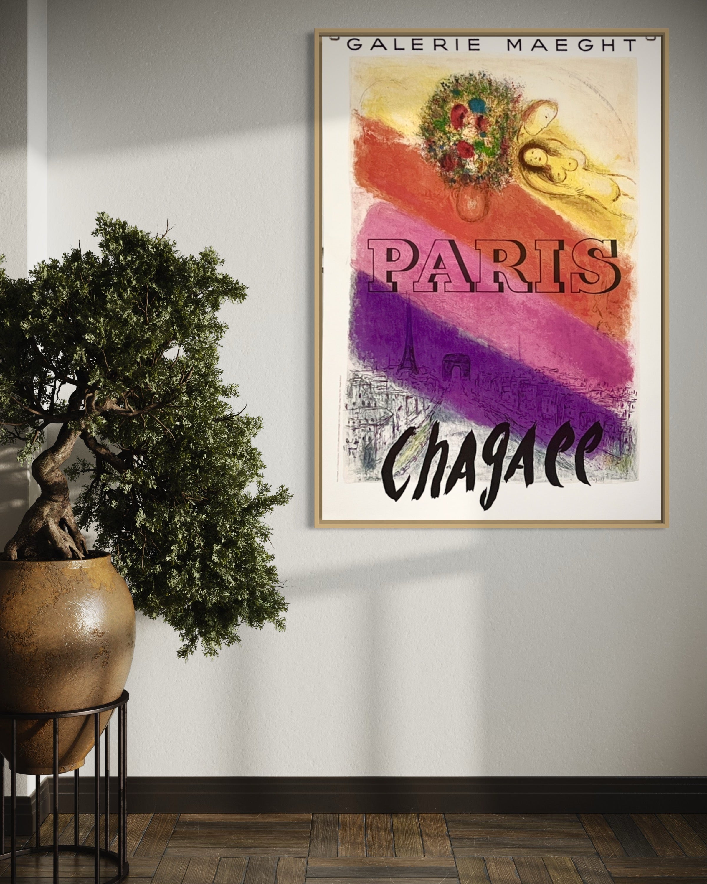 Marc Chagall French Art Exhibition Lithograph