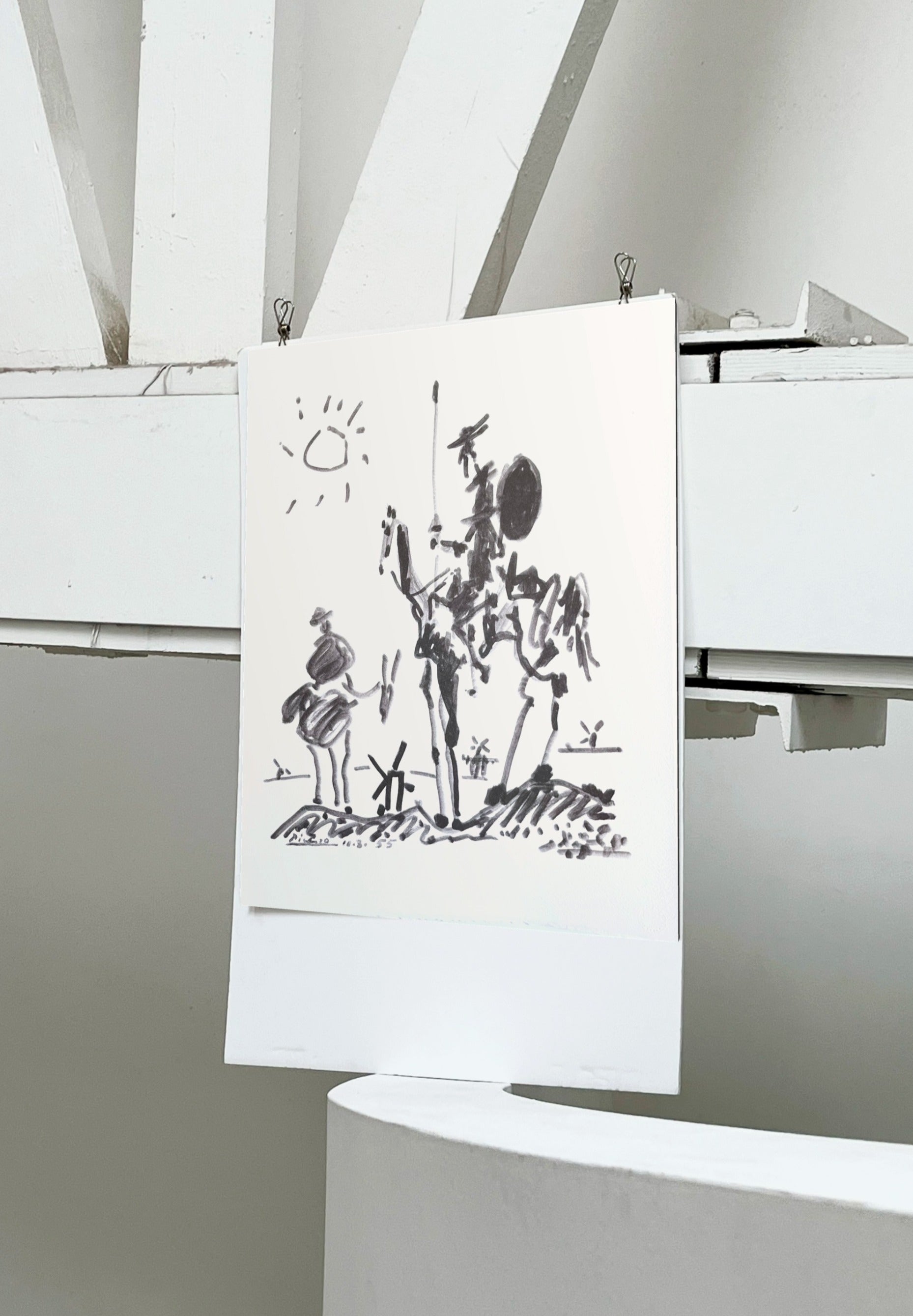 1990s Pablo Picasso Don Quixote French Lithograph