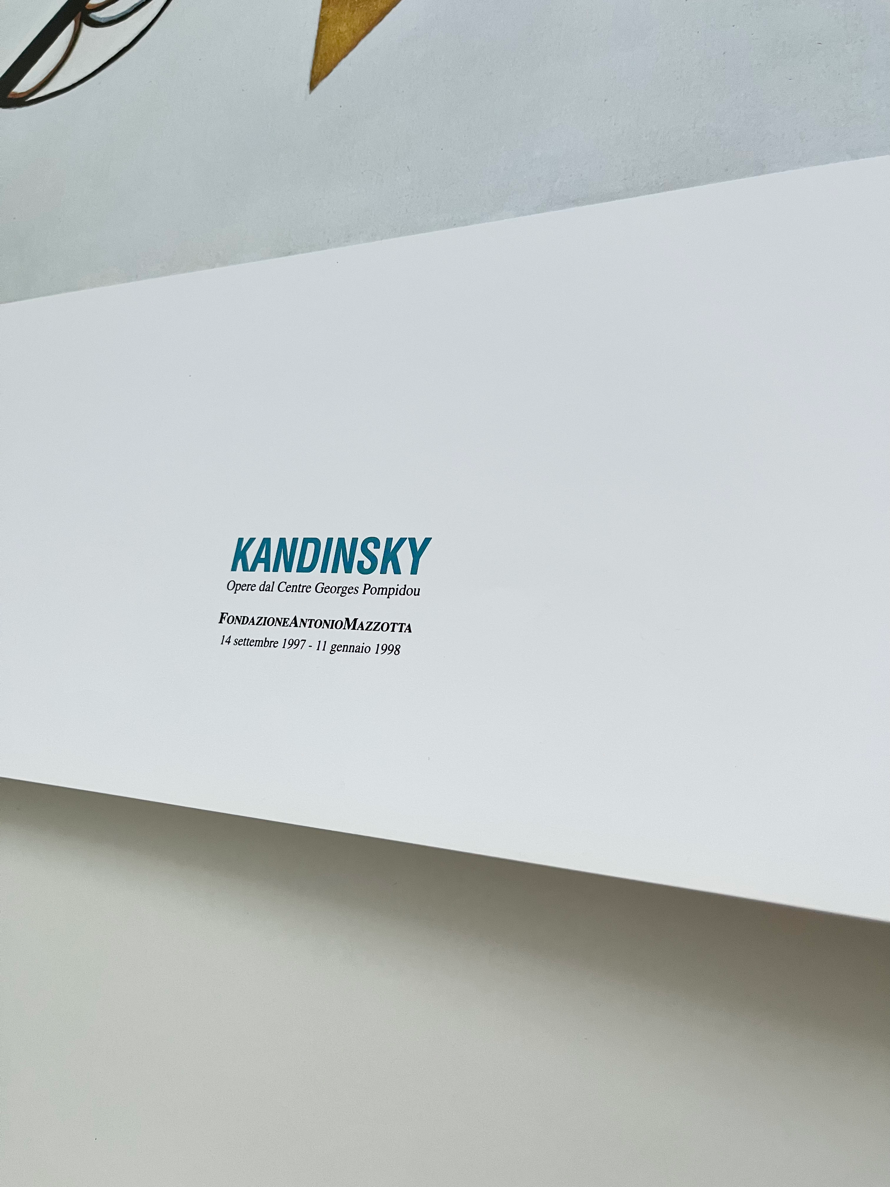 1997 Wassily Kandinsky French Art Exhibition Poster