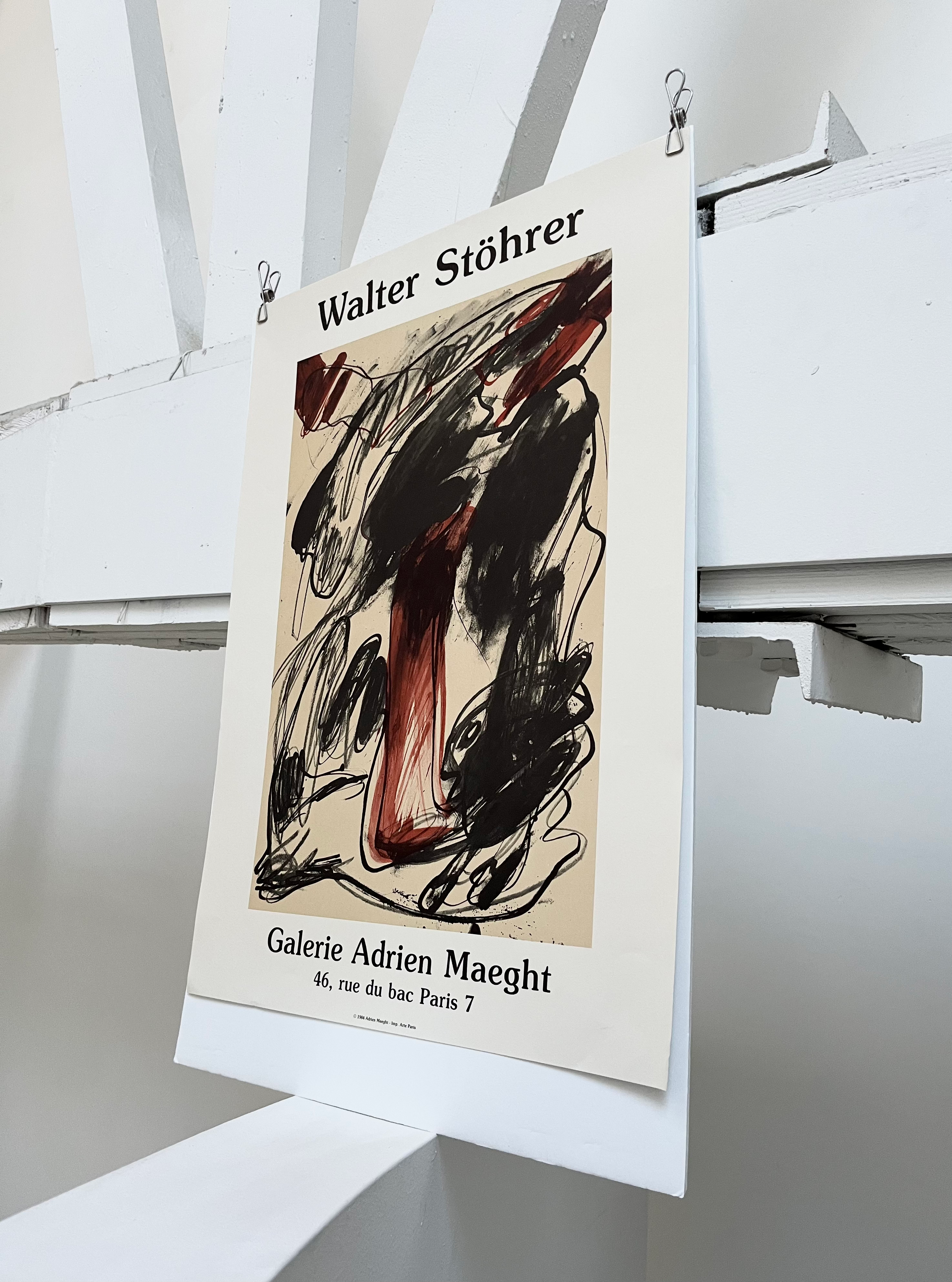 1984 Walter Stohrer French Lithograph