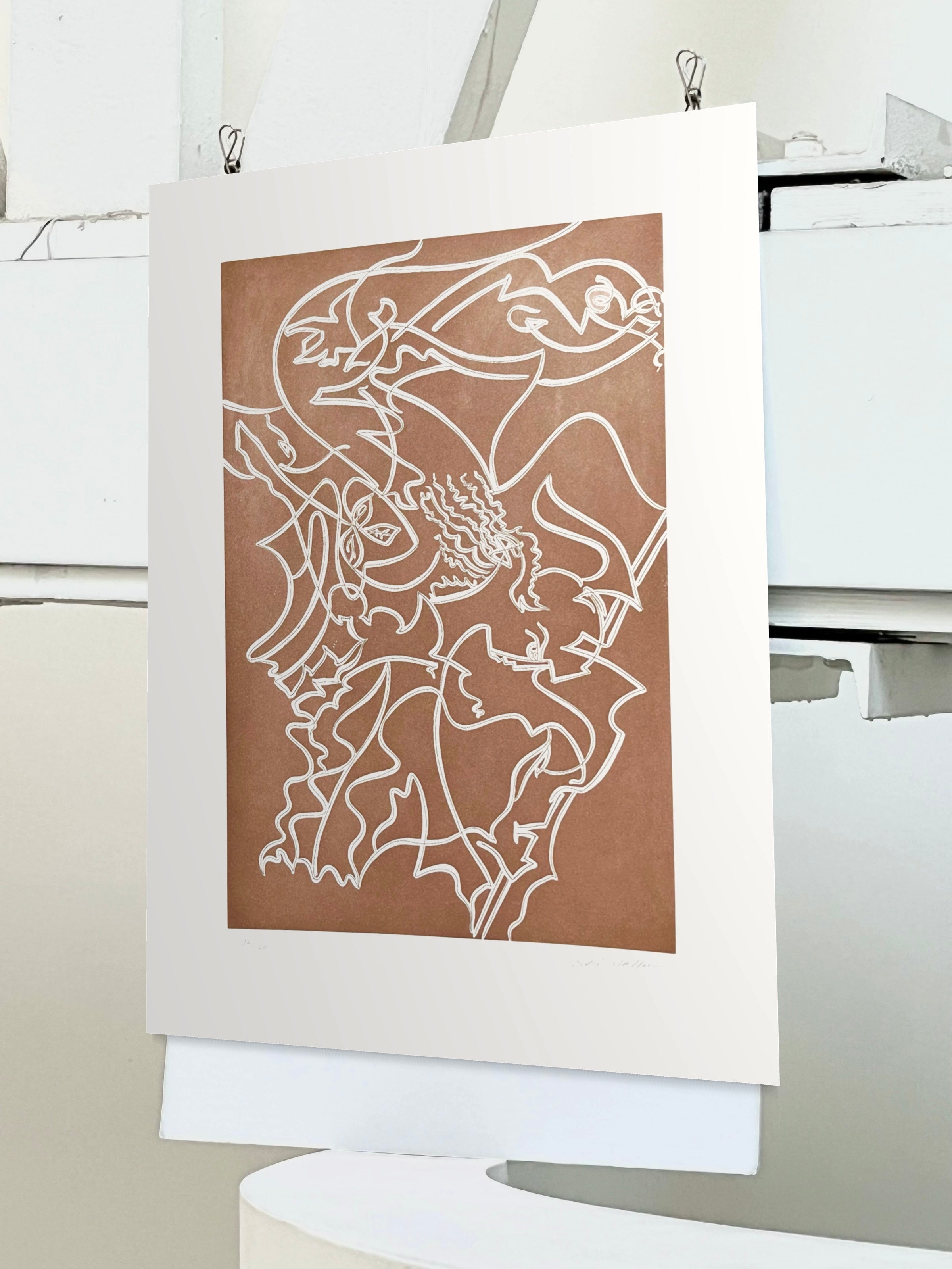 1978 Andre Masson Signed French Aquatint Etching