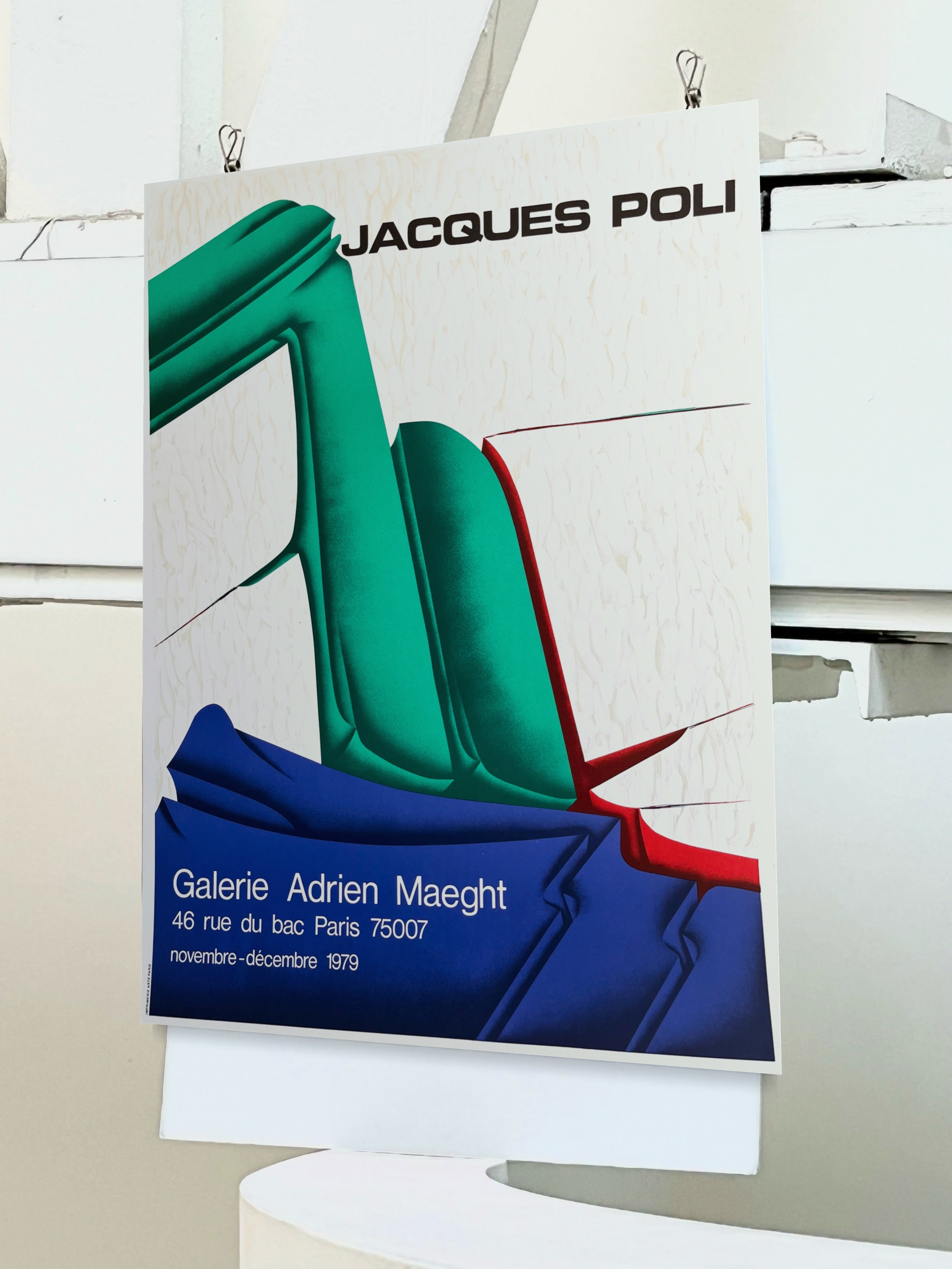 1979 Jacques Poli French Art Exhibition Poster
