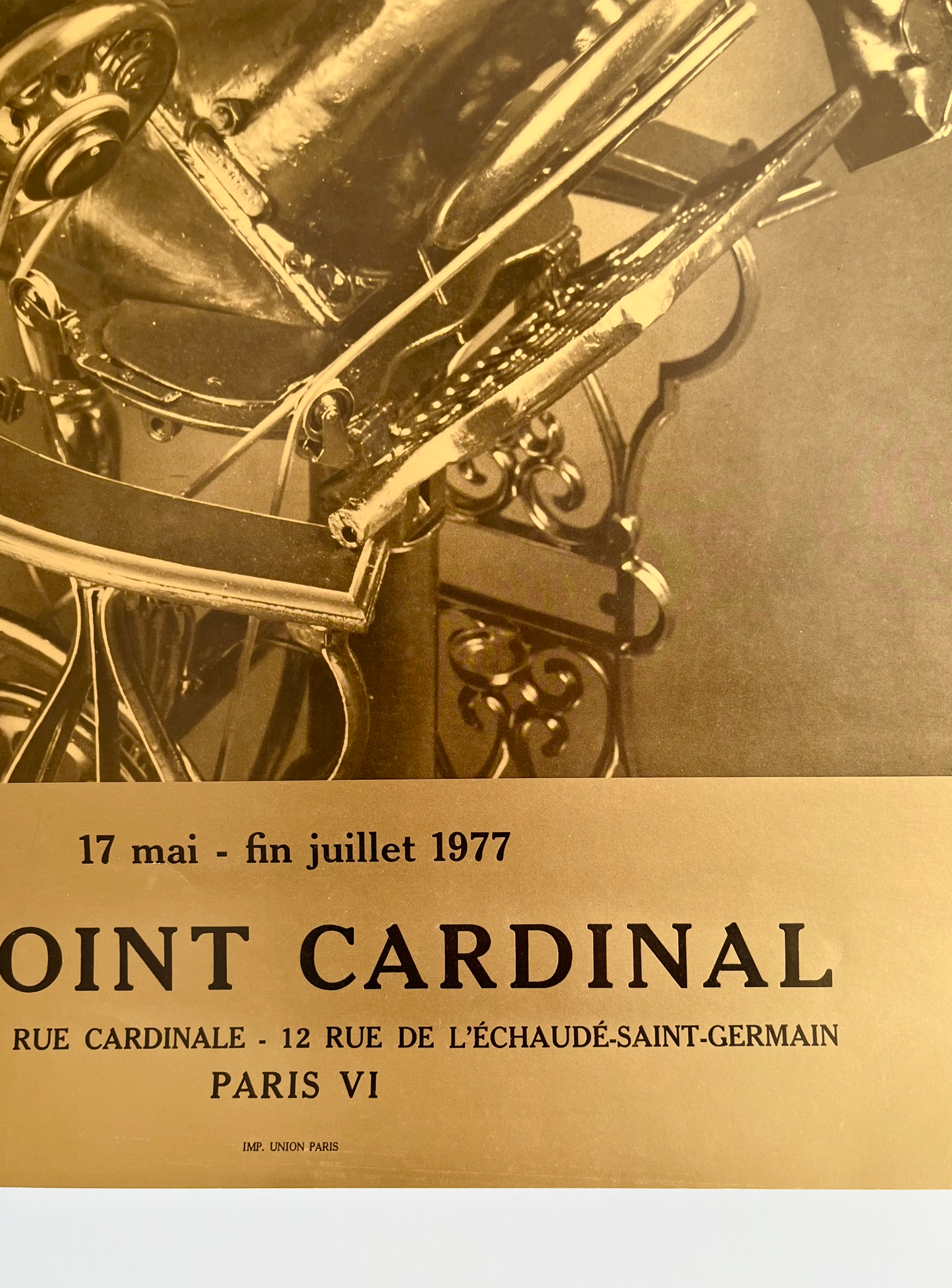 1977 Fabian Sanchez French Art Exhibition Poster