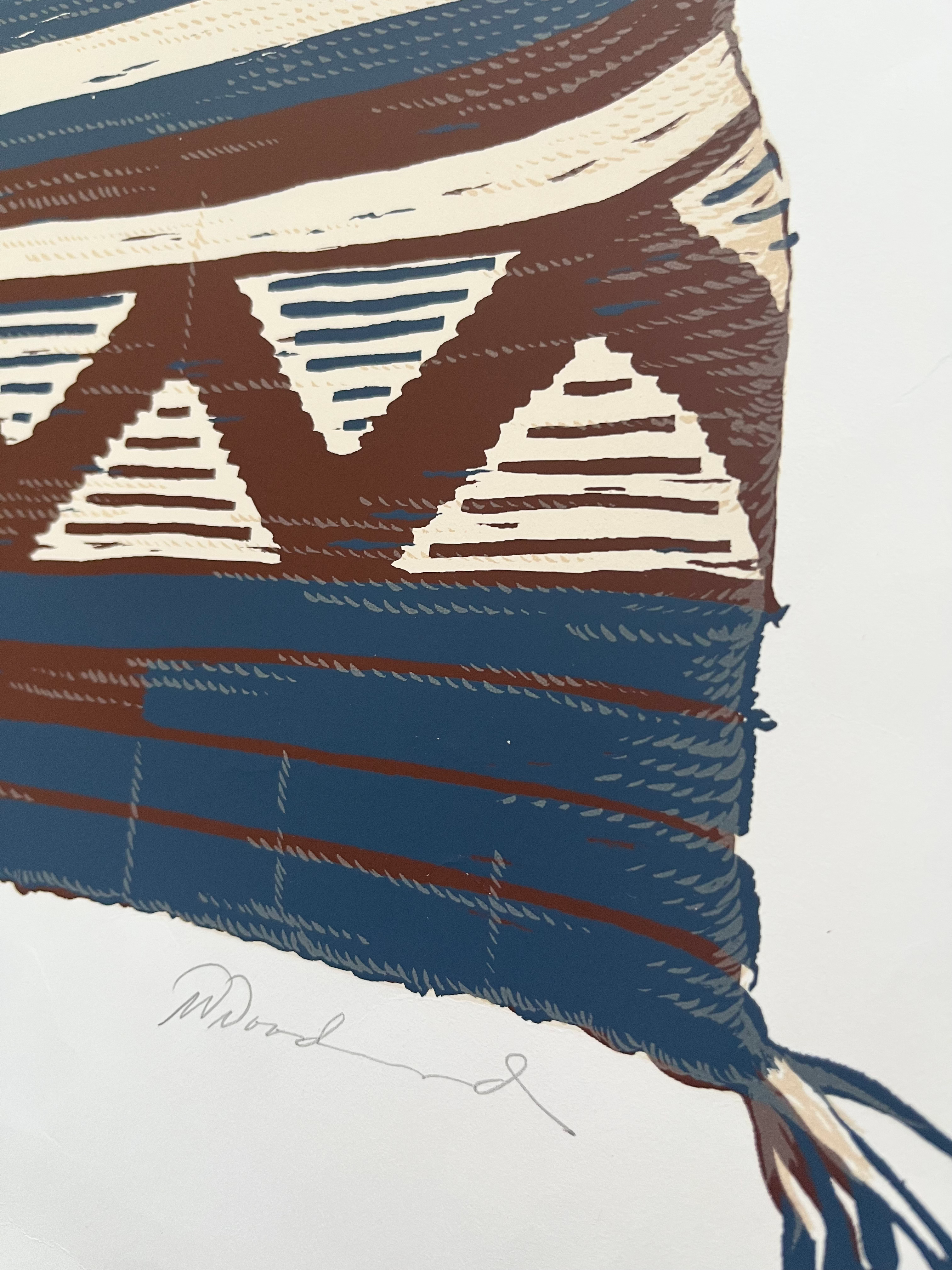 1970s Warren Woodward XL Signed Serigraph