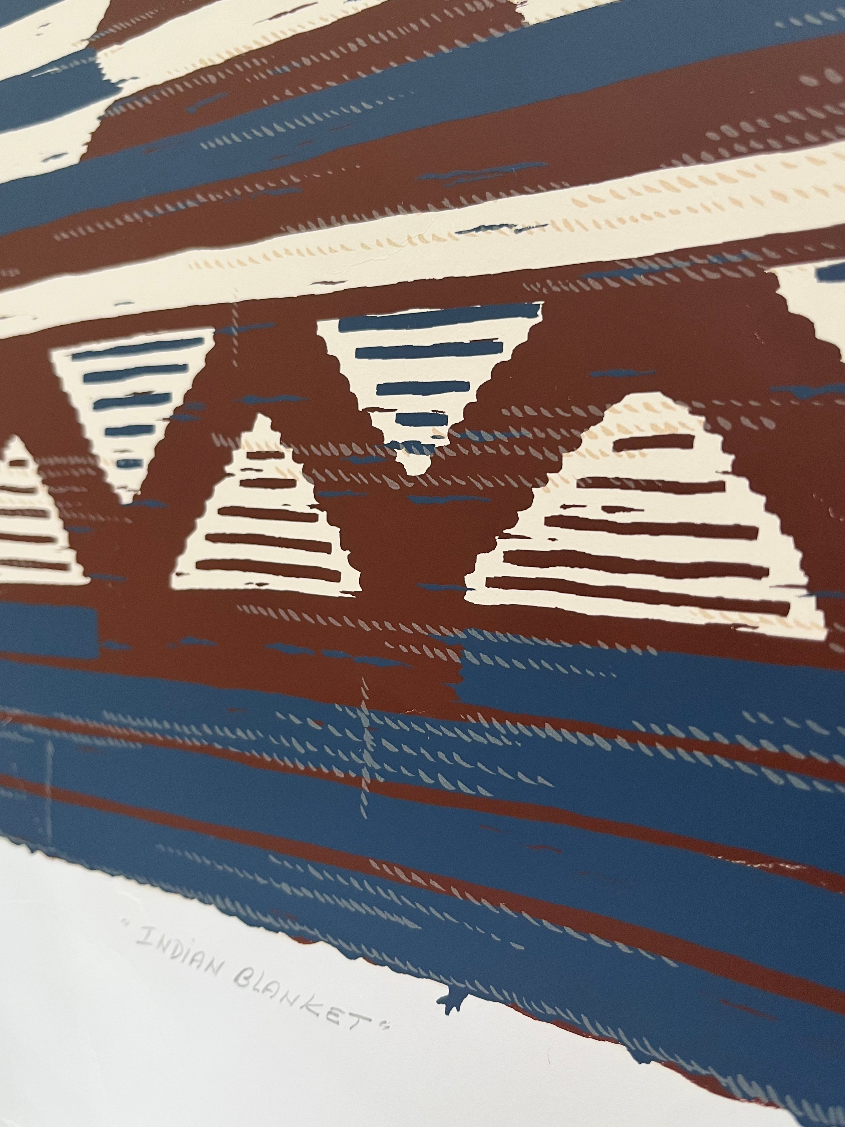 1970s Warren Woodward XL Signed Serigraph
