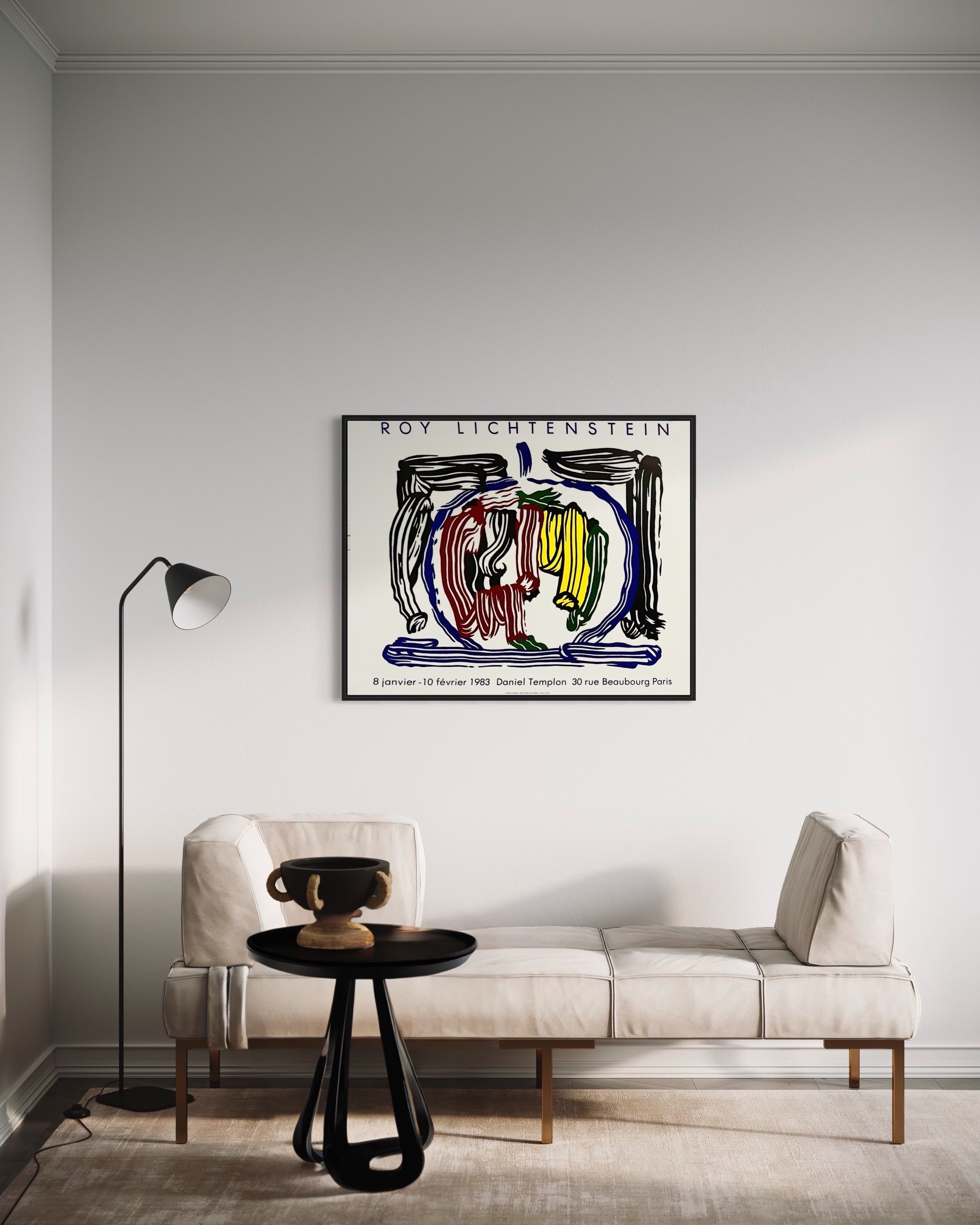 1983 Roy Lichtenstein French Art Exhibition Lithograph