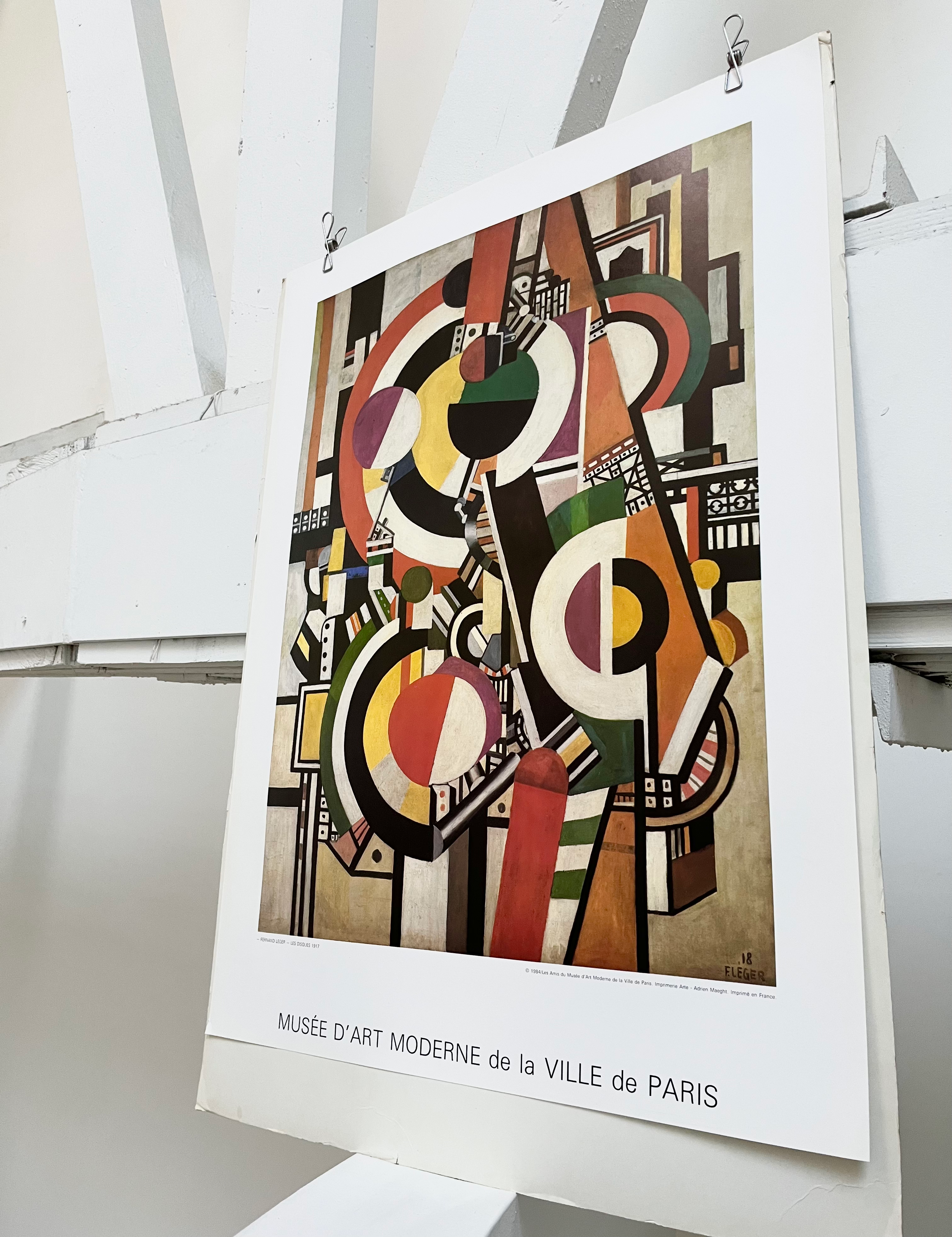 1984 Fernand Leger French Art Exhibition Print