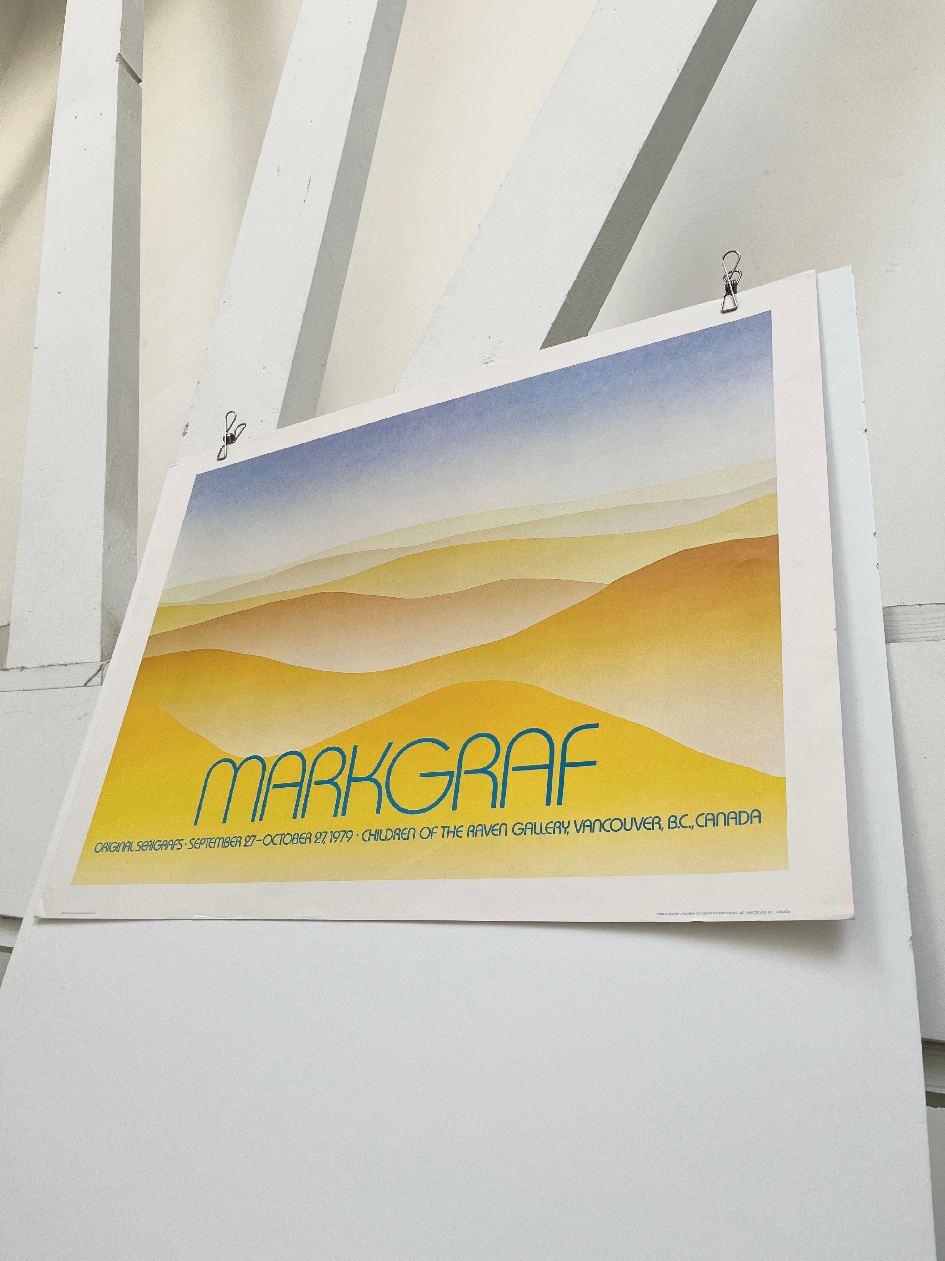 1979 Peter & Traudl Markgraf Art Exhibition Print
