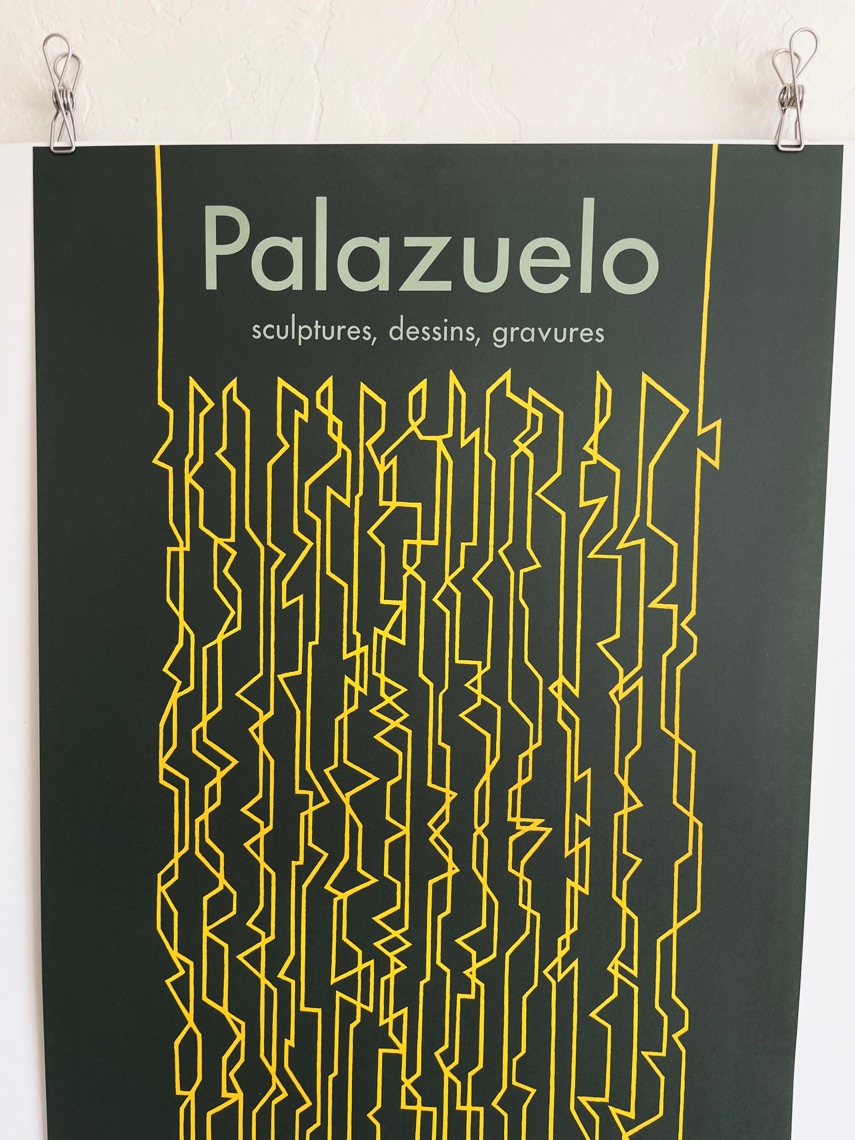 1978 Pablo Palazuelo French Art Exhibition Poster