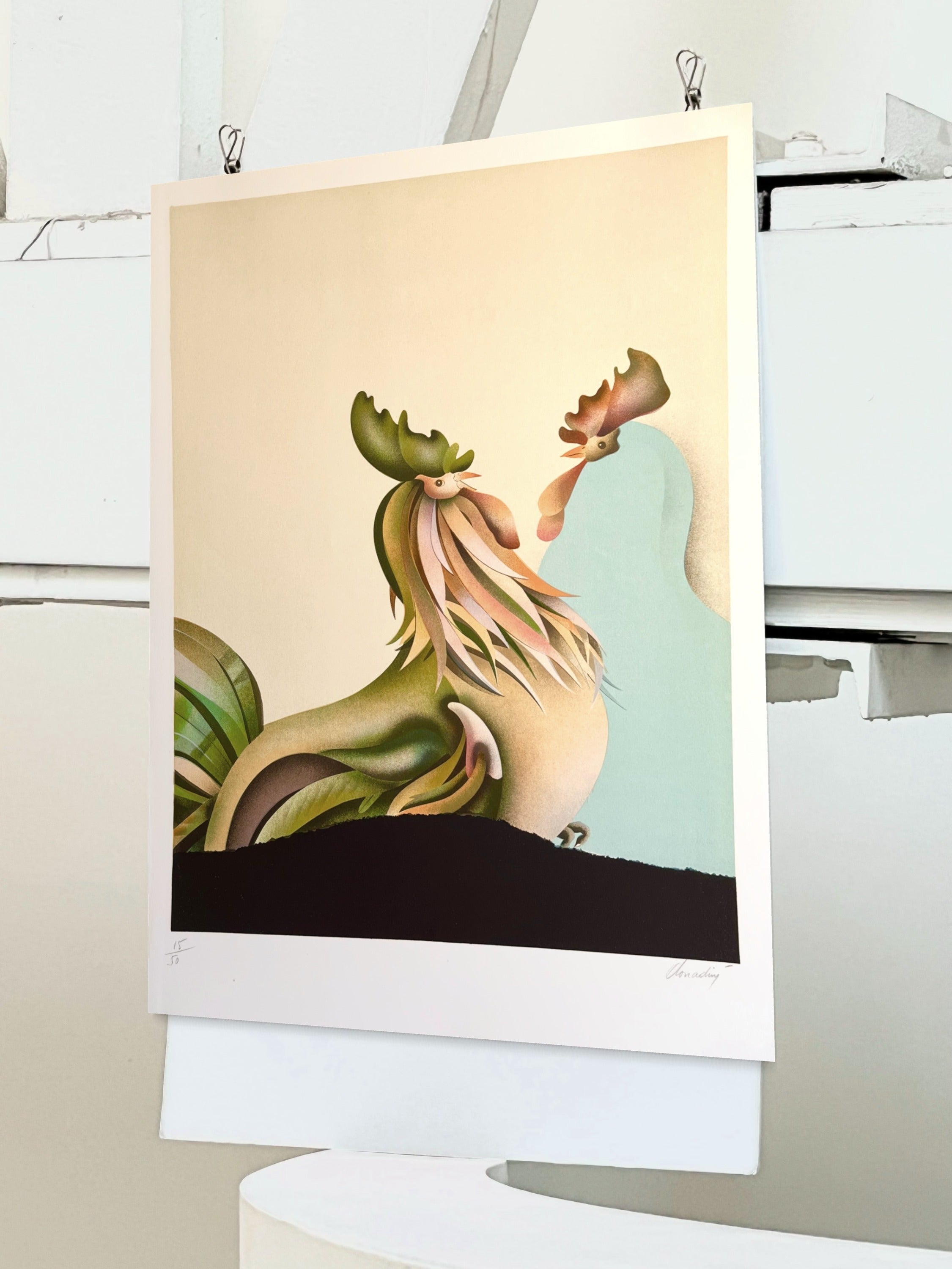 1980 Jean-Paul Donadini French Signed Lithograph
