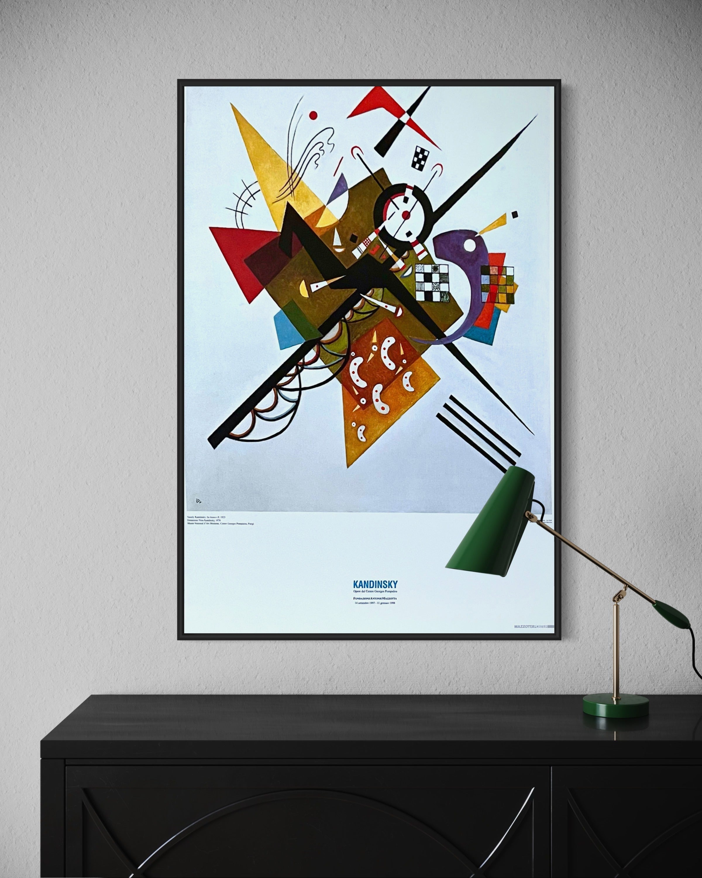 1997 Wassily Kandinsky French Art Exhibition Poster