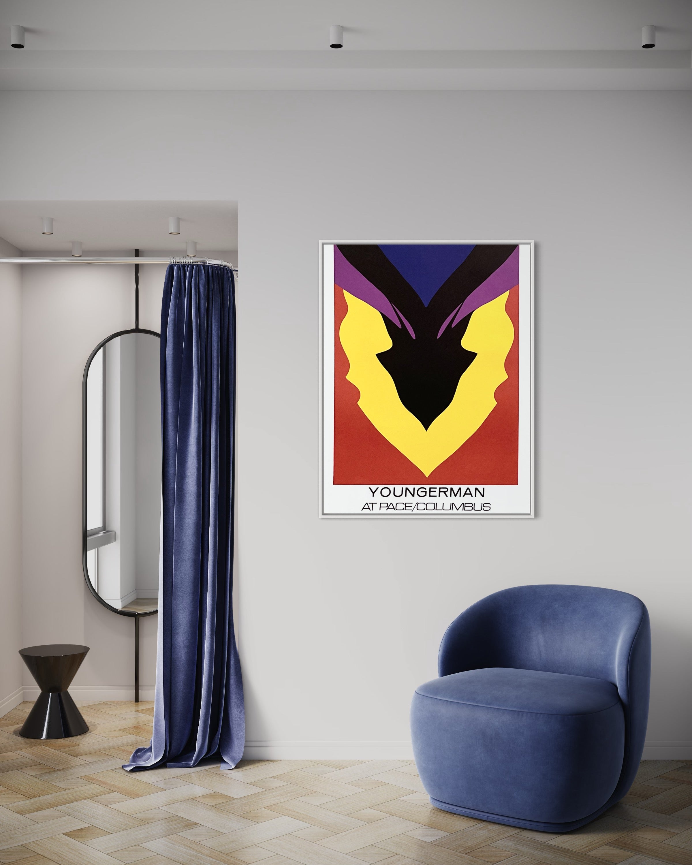 1970s Jack Youngerman Art Exhibition Lithograph