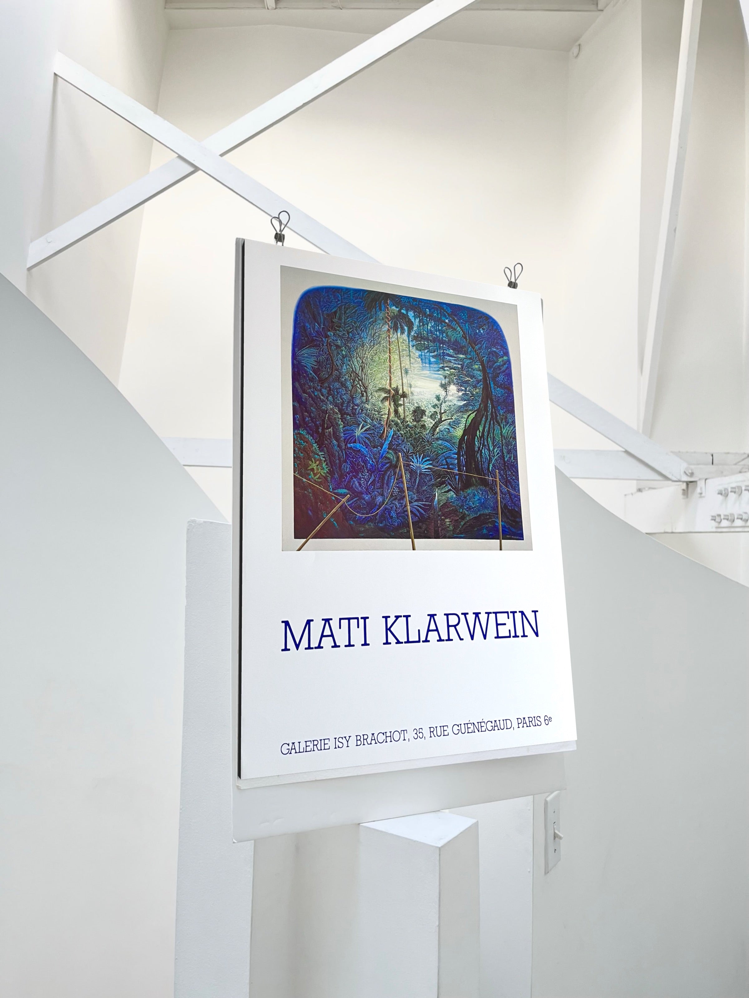 1980s Mati Klarwein French Art Exhibition Poster