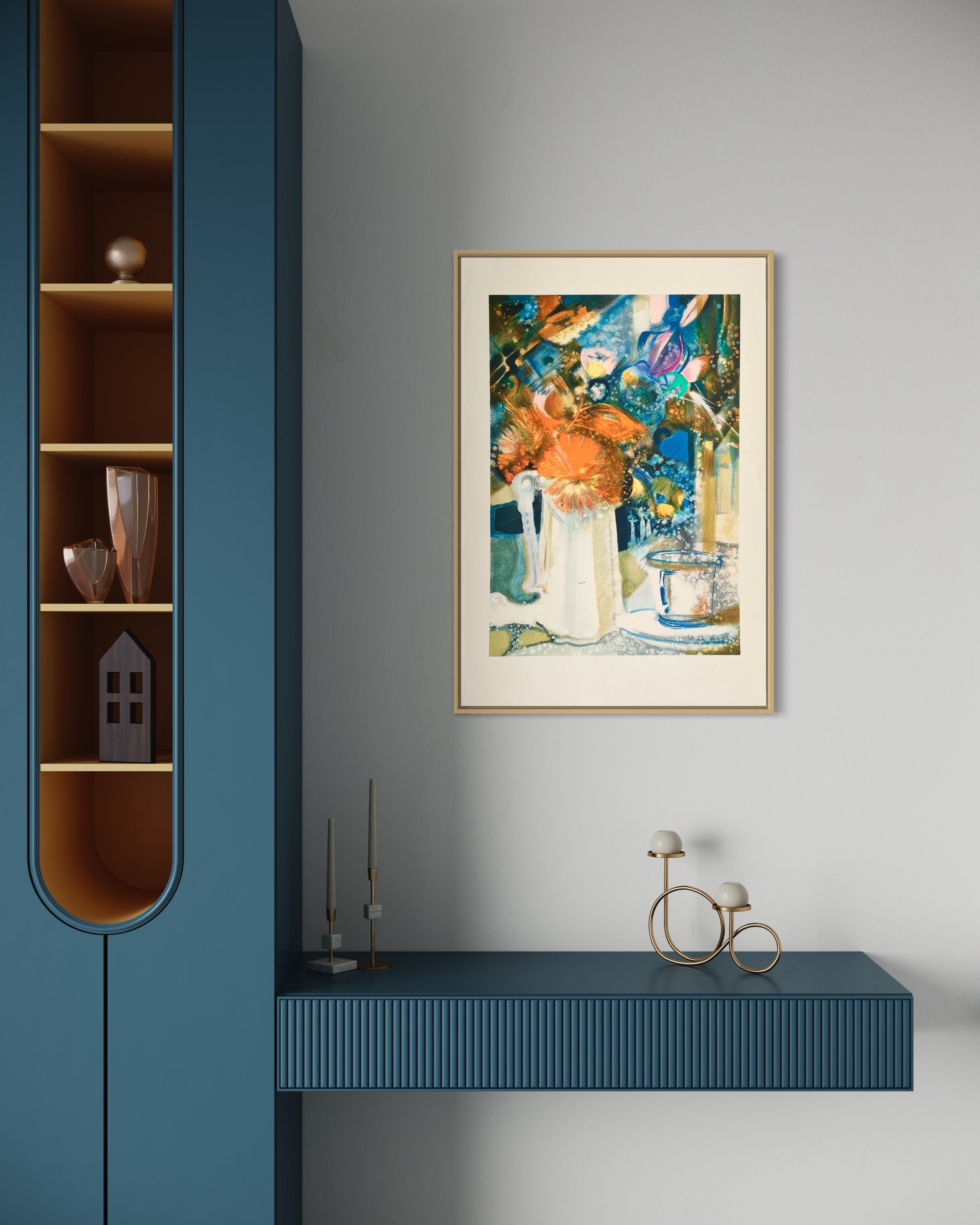 1990s Paul Ambille French Lithograph