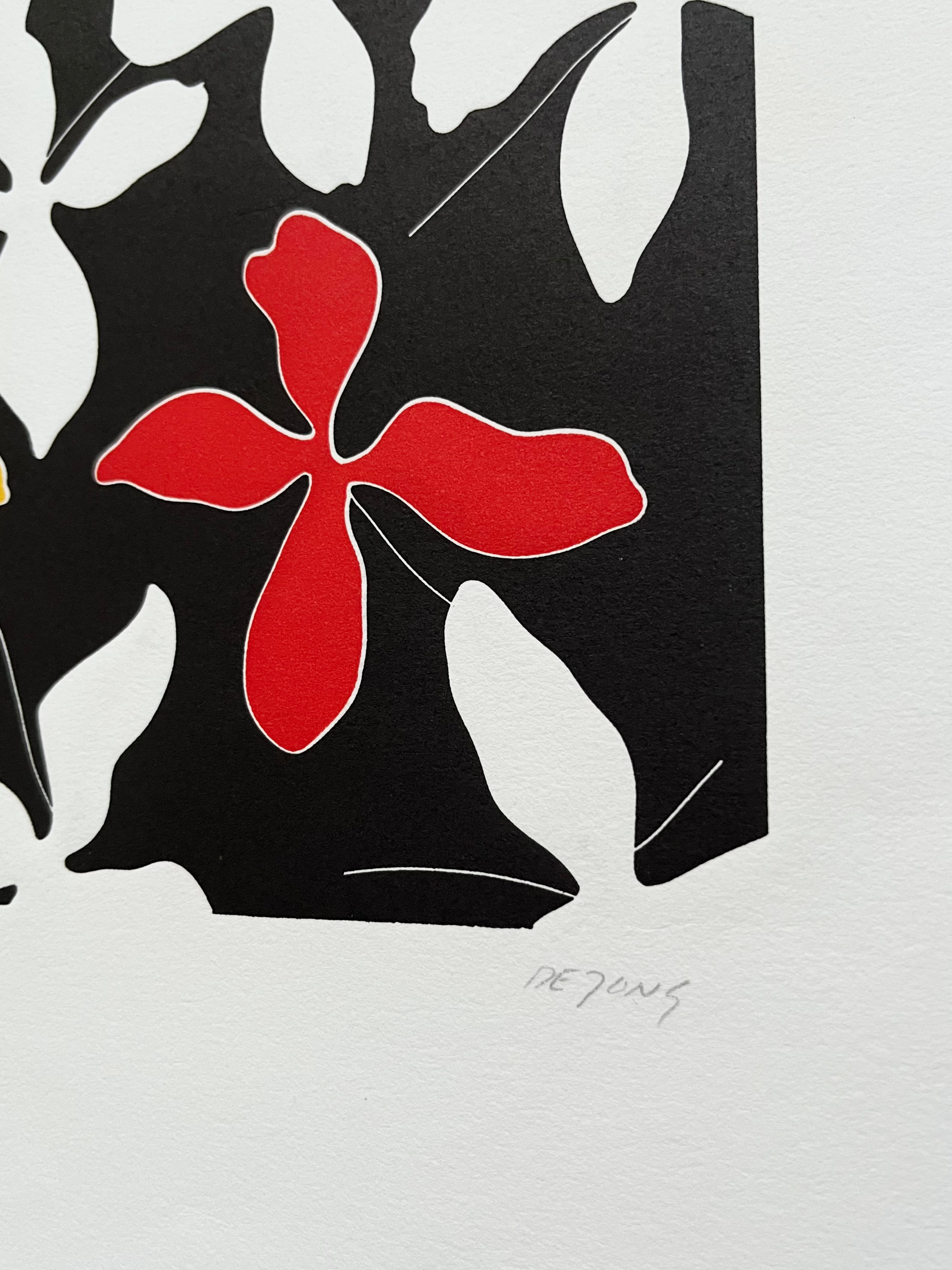 1970s Thom de Jong Signed Aquatint Etching