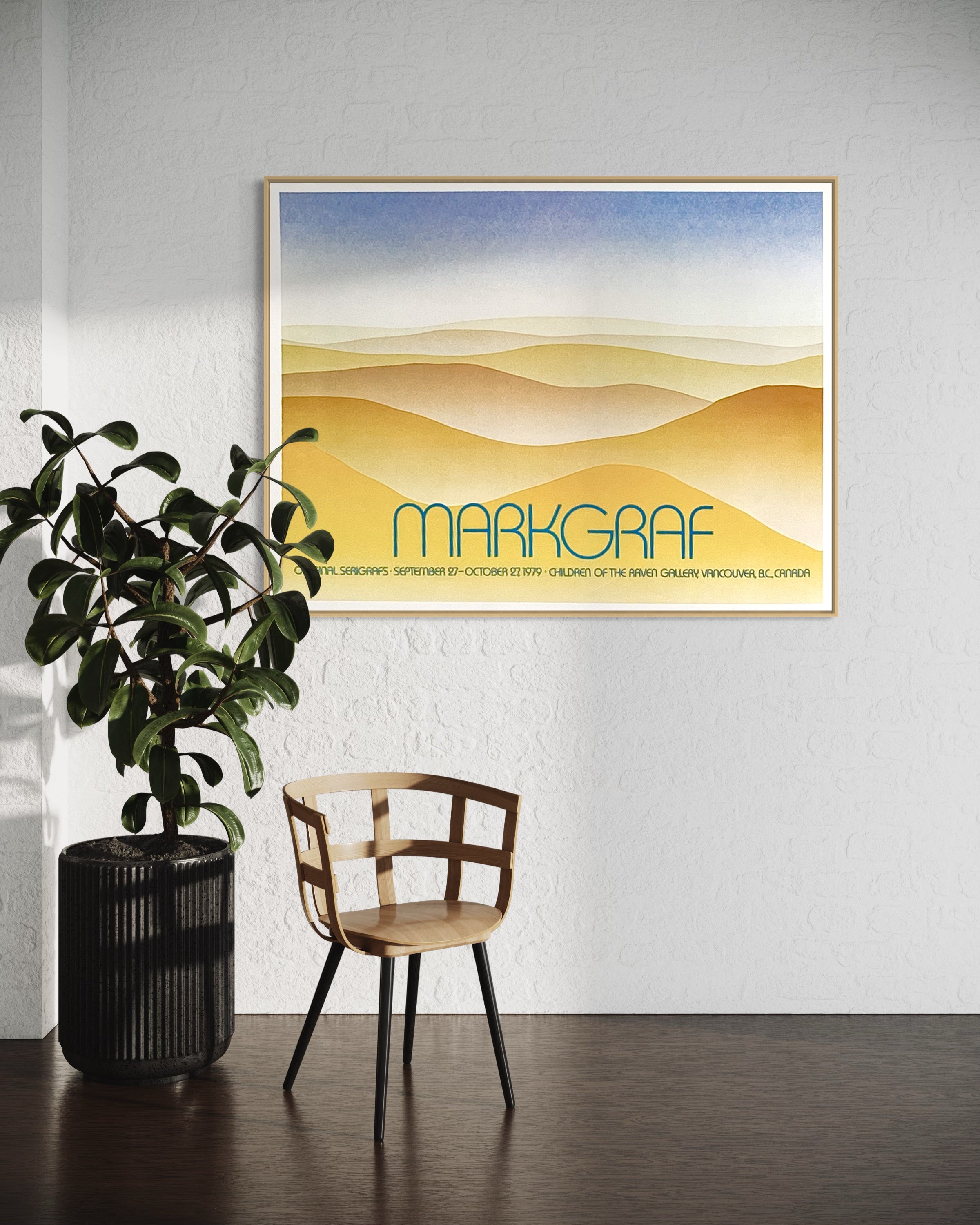 1979 Peter & Traudl Markgraf Art Exhibition Print