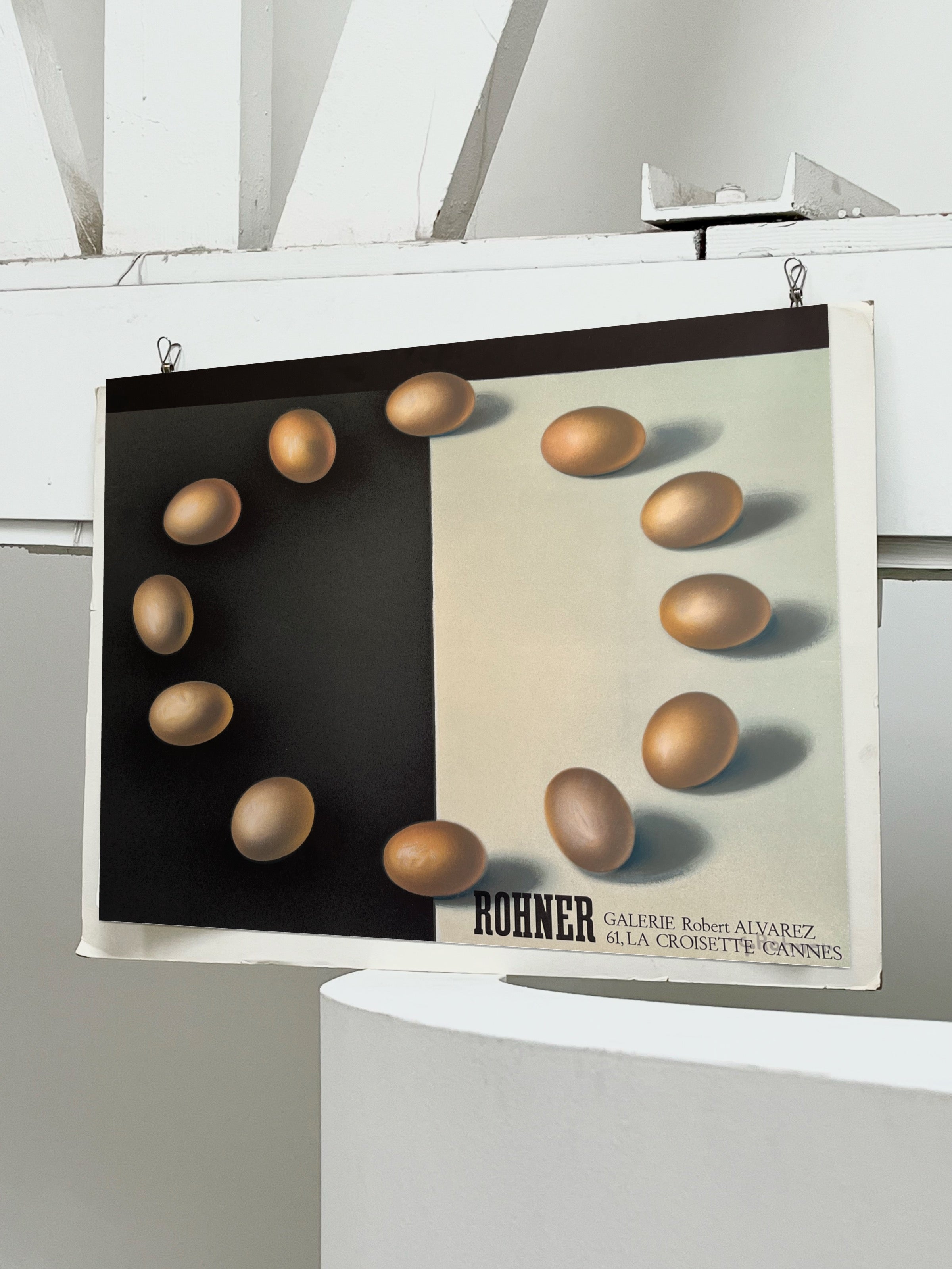 1975 Georges Rohner French Art Exhibition Lithograph