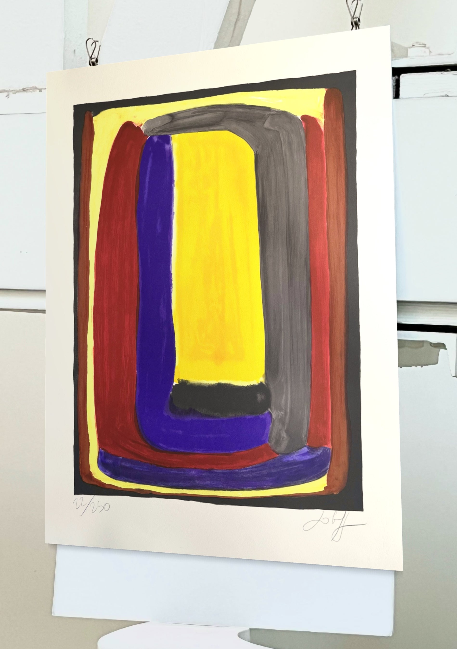2000s Michel Saloff-Coste Signed French Lithograph Pt 1