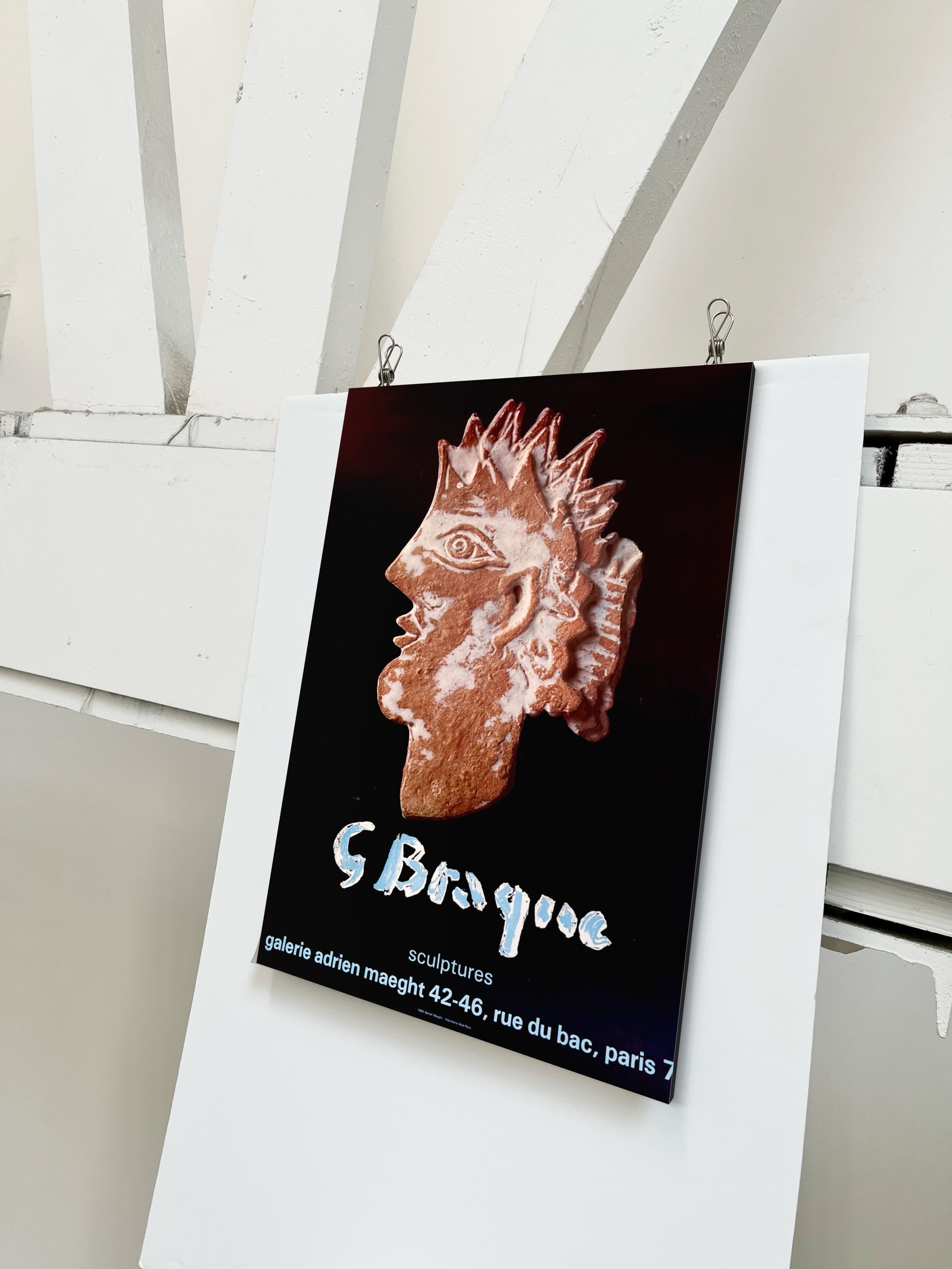 1985 Georges Braque French Art Exhibition Poster