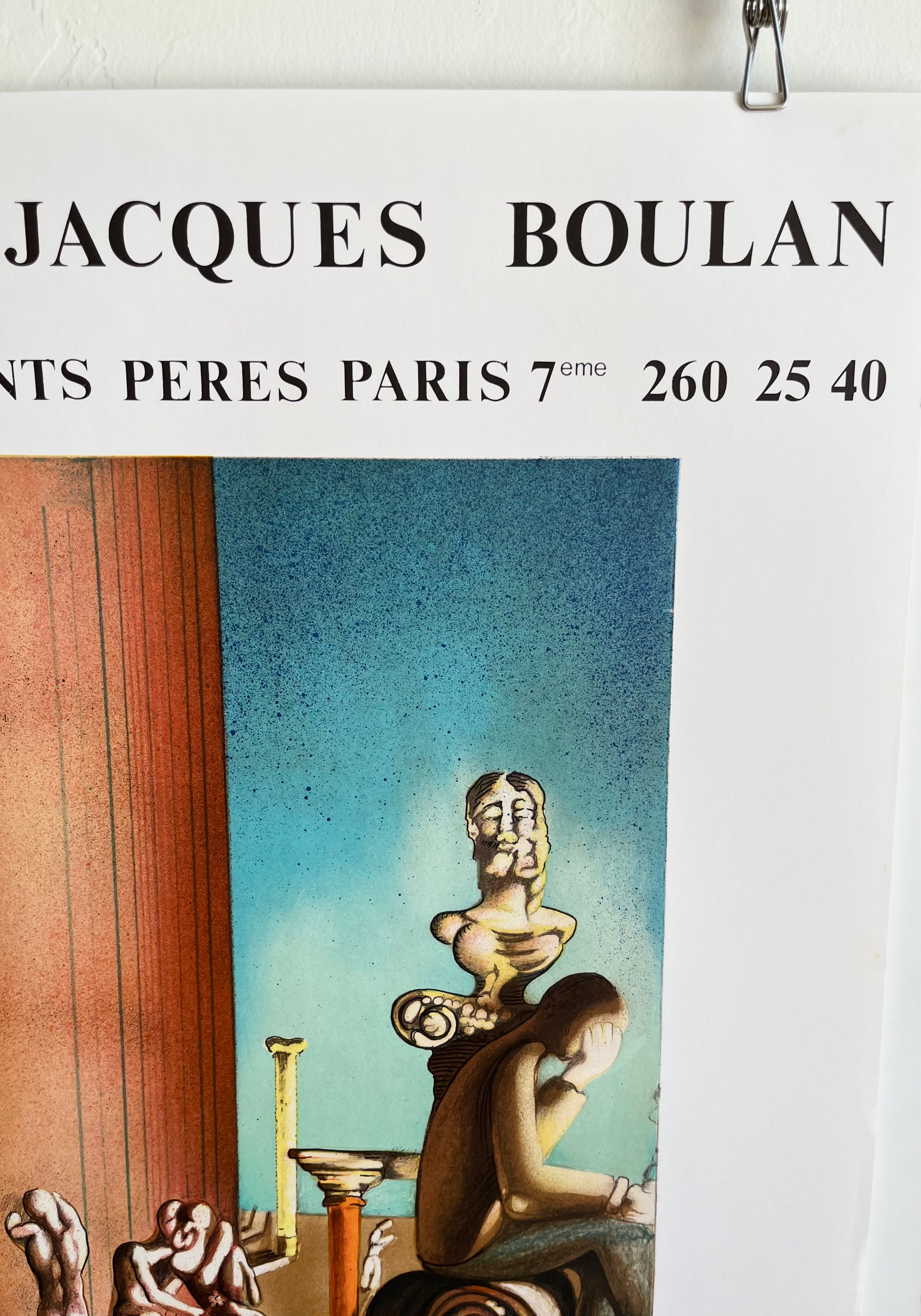 1982 Salvador Dali & Francis Bacon French Art Exhibition Lithograph