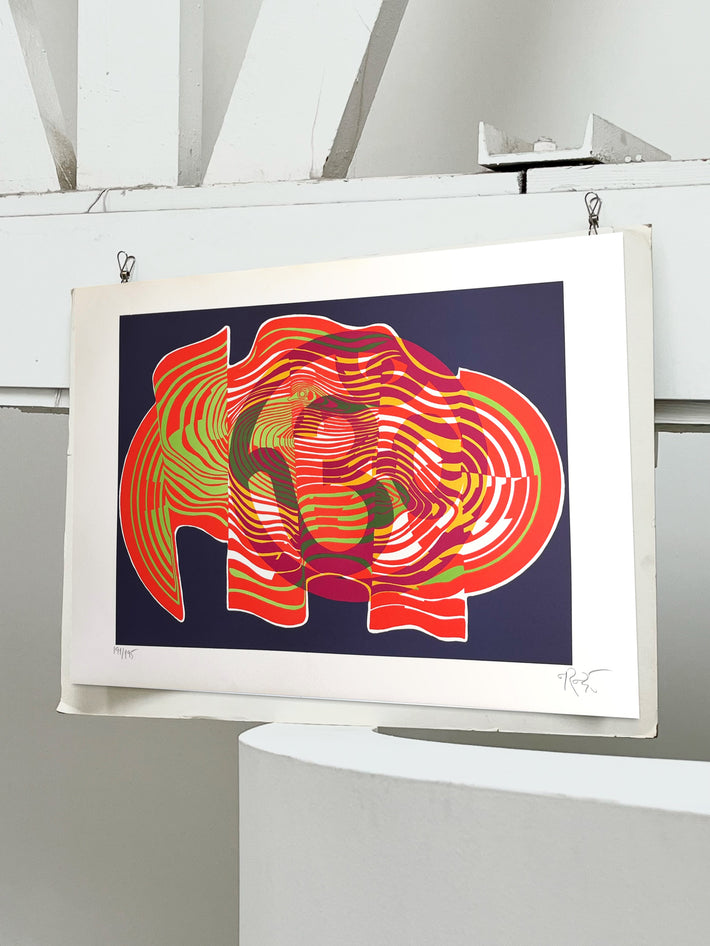 1975 Narendra Srivastava Signed French Lithograph