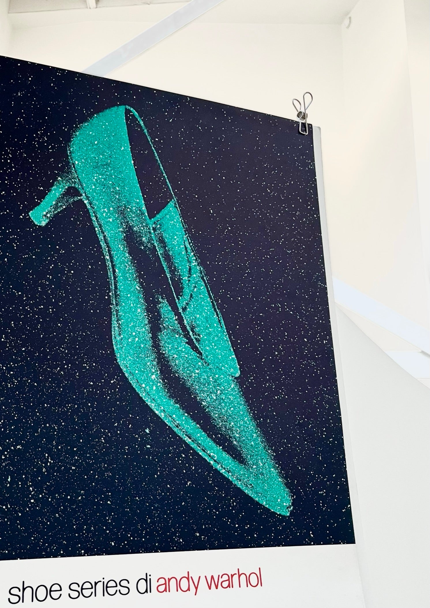 1981 Andy Warhol Italian Art Exhibition Print