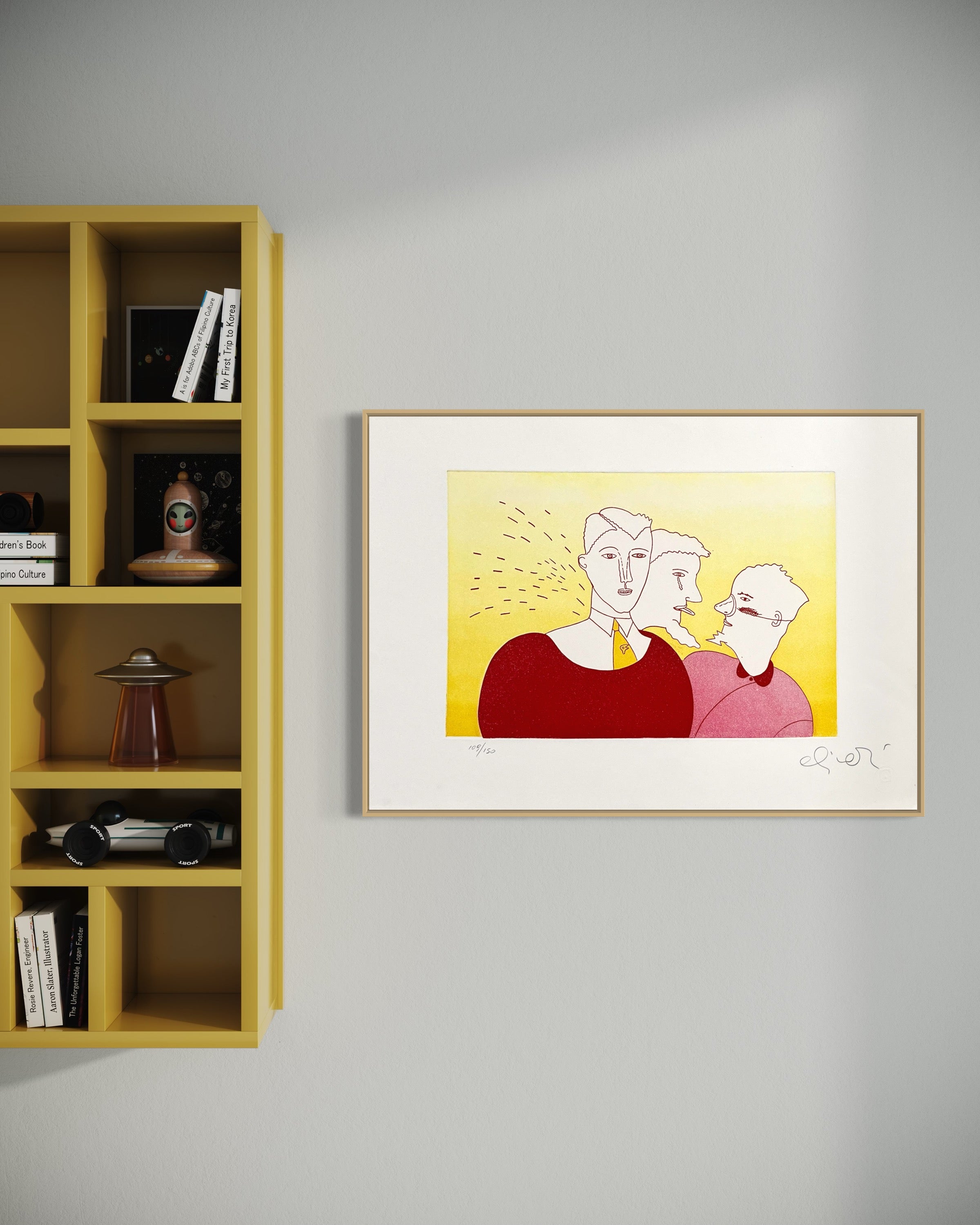 2003 Luca Alinari Italian Signed Serigraph