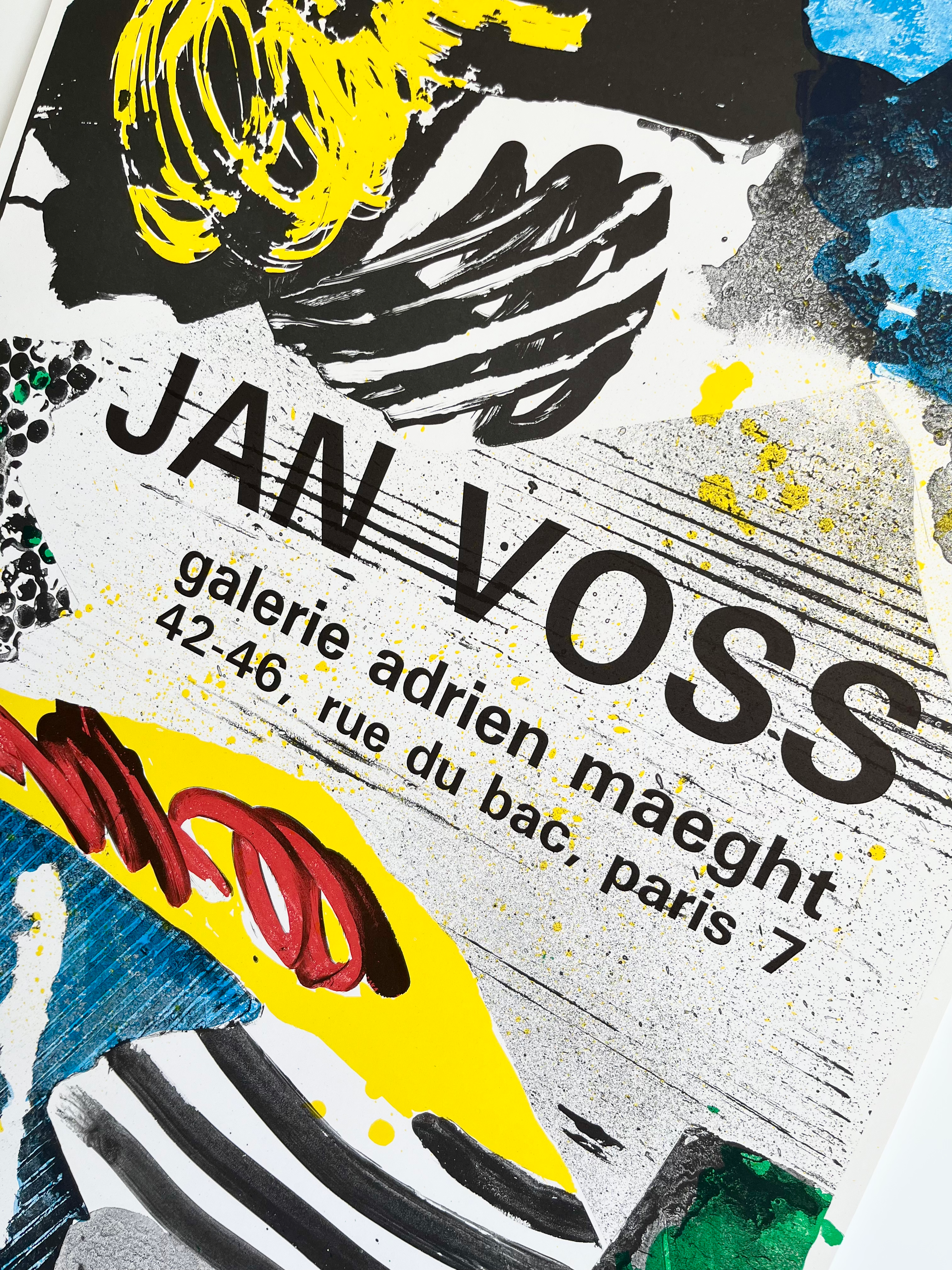 1985 Jan Voss French Art Exhibition Print