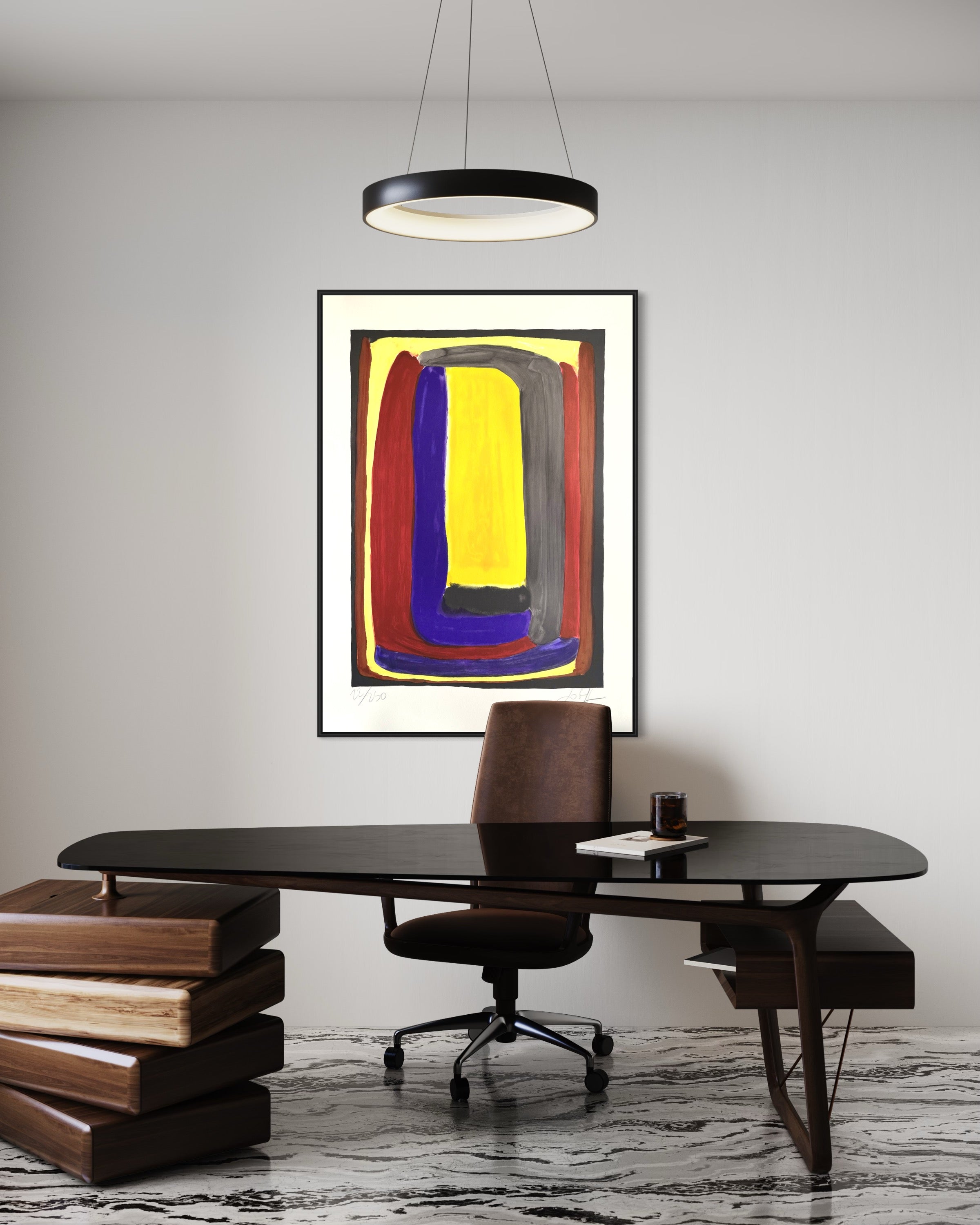 2000s Michel Saloff-Coste Signed French Lithograph Pt 1