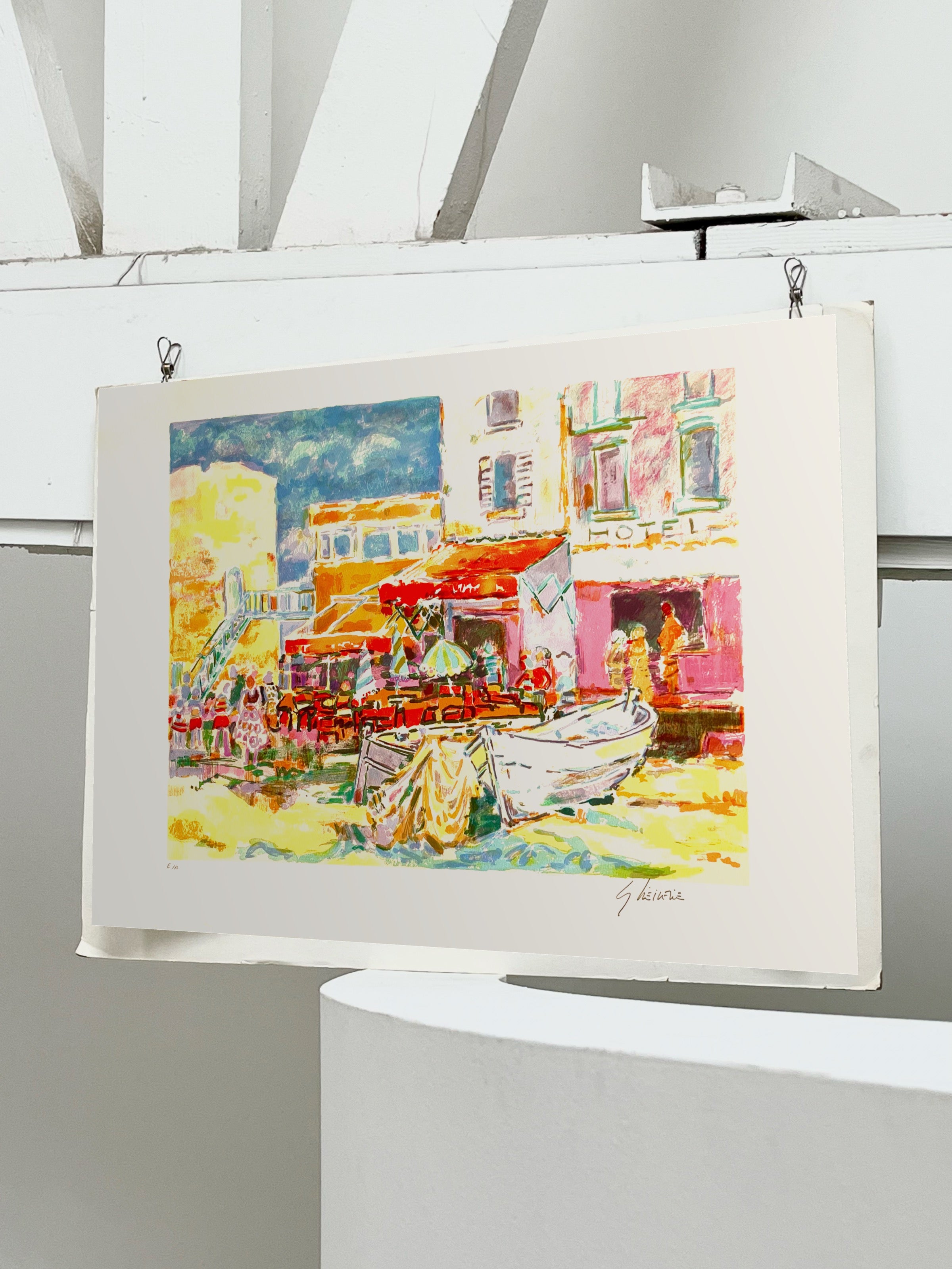 1970s Gerard Vieillevie French Signed Artist Proof