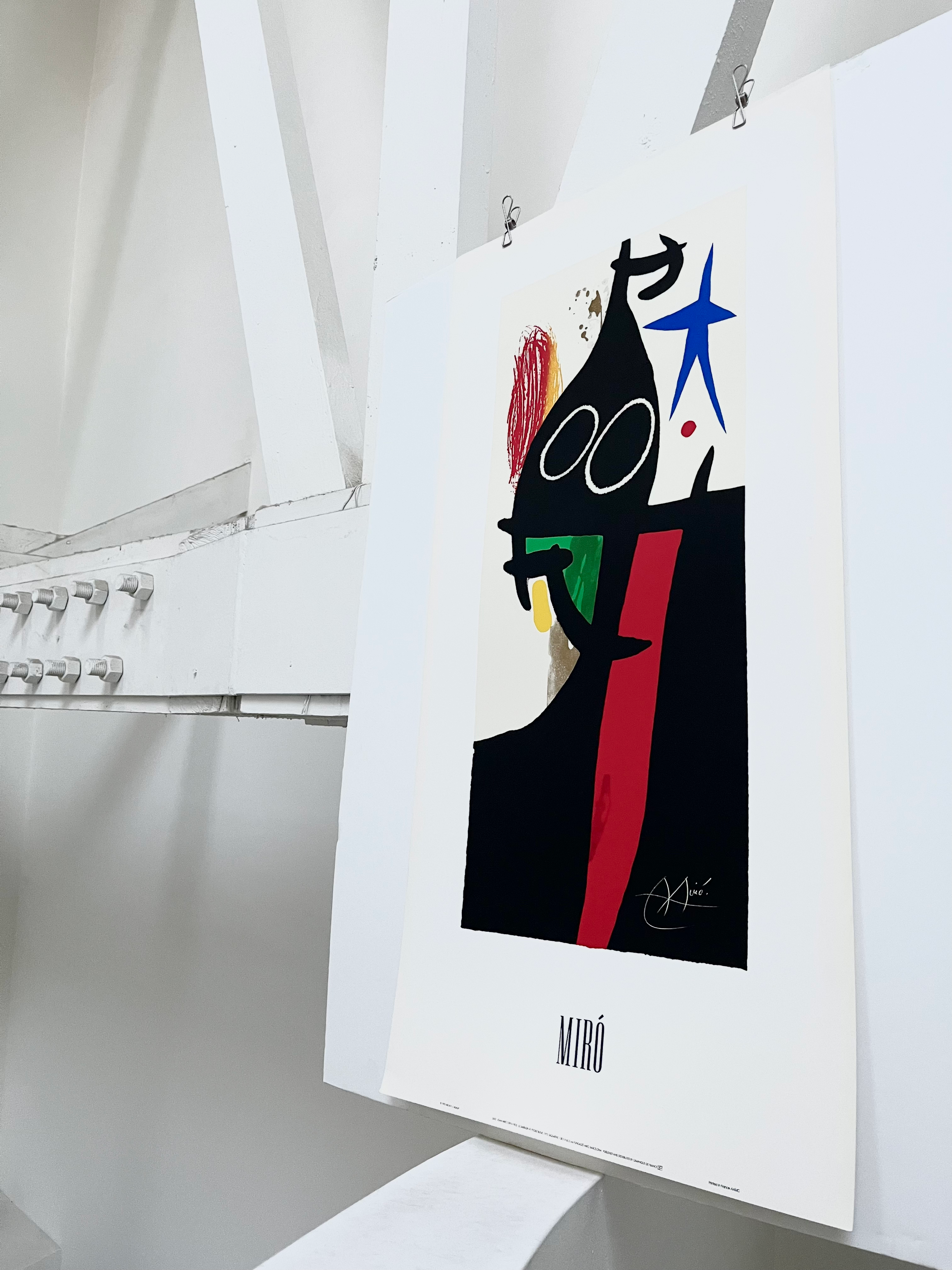 1993 Joan Miro French Screenprint