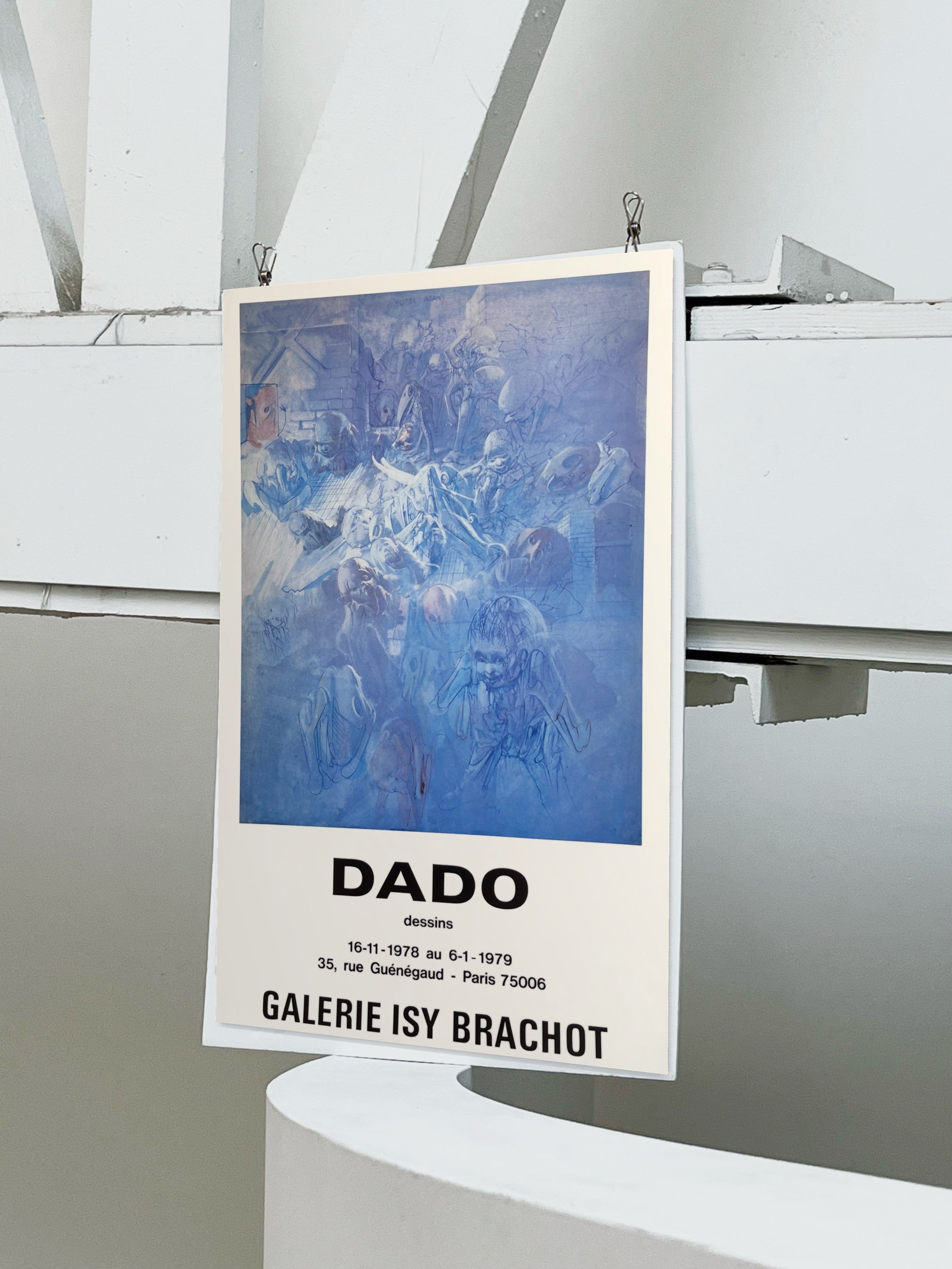 1979 Dado French Art Exhibition Print