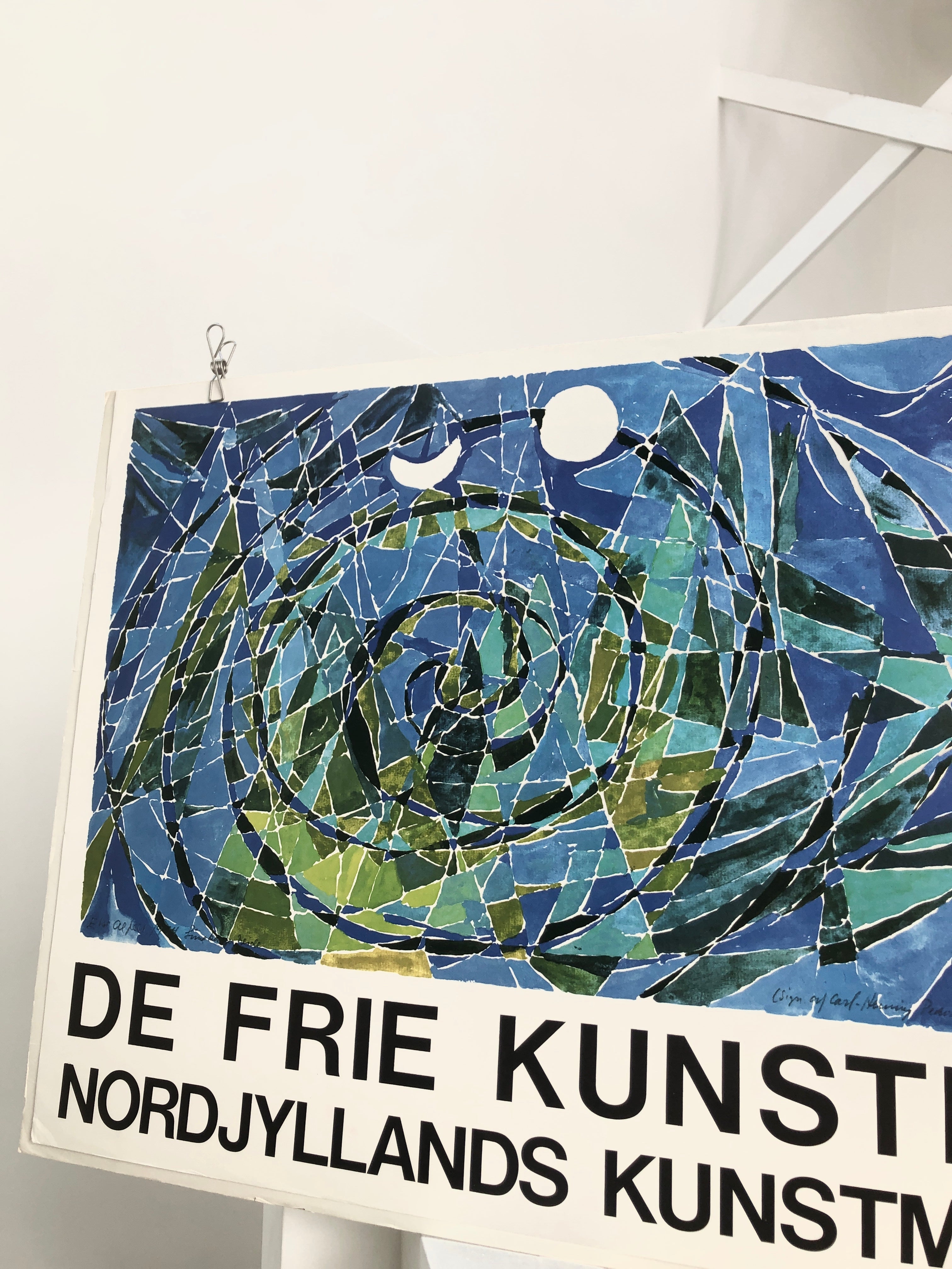 1974 Danish Museum Art Exhibition Lithograph