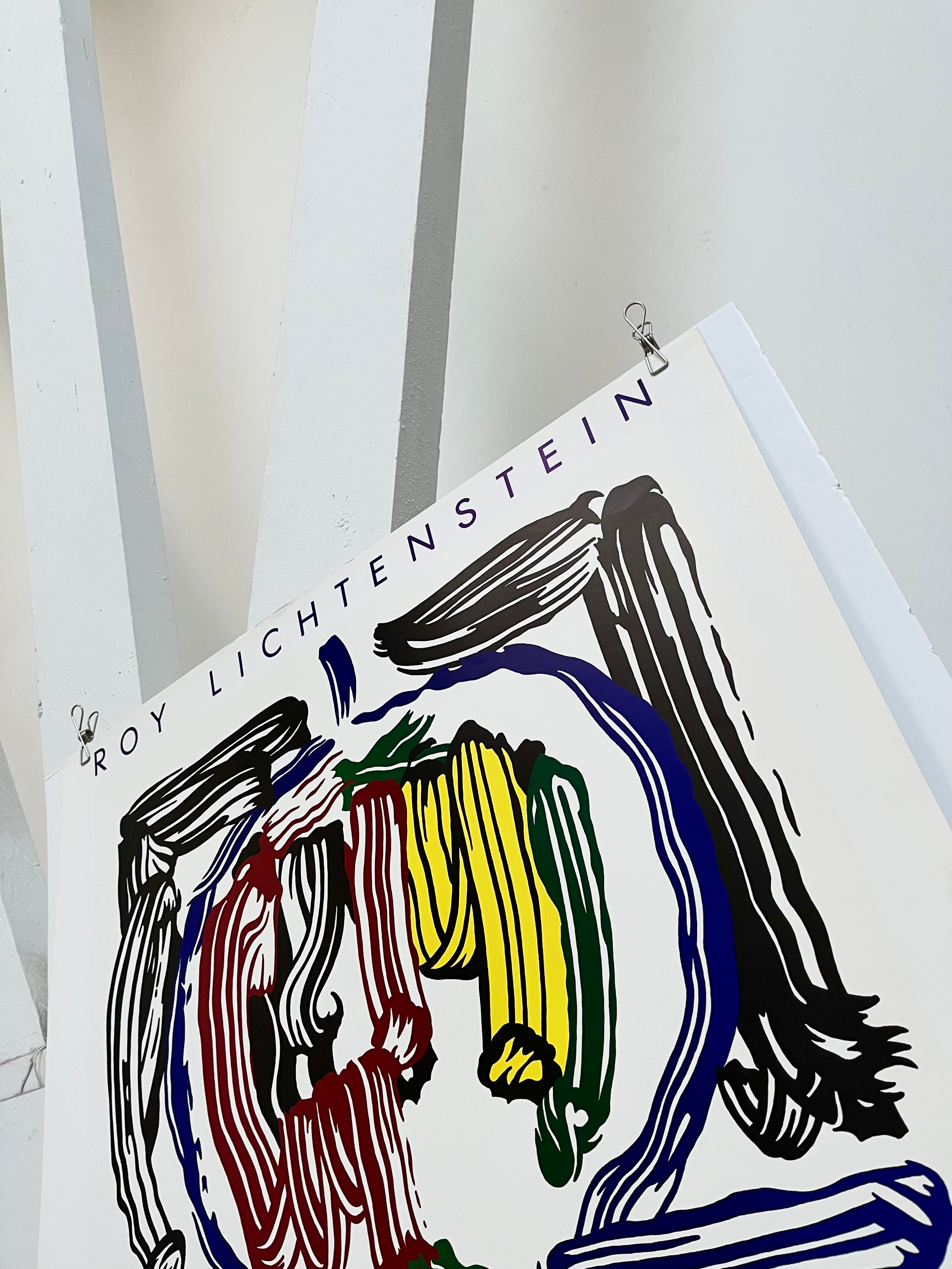 1983 Roy Lichtenstein French Art Exhibition Lithograph