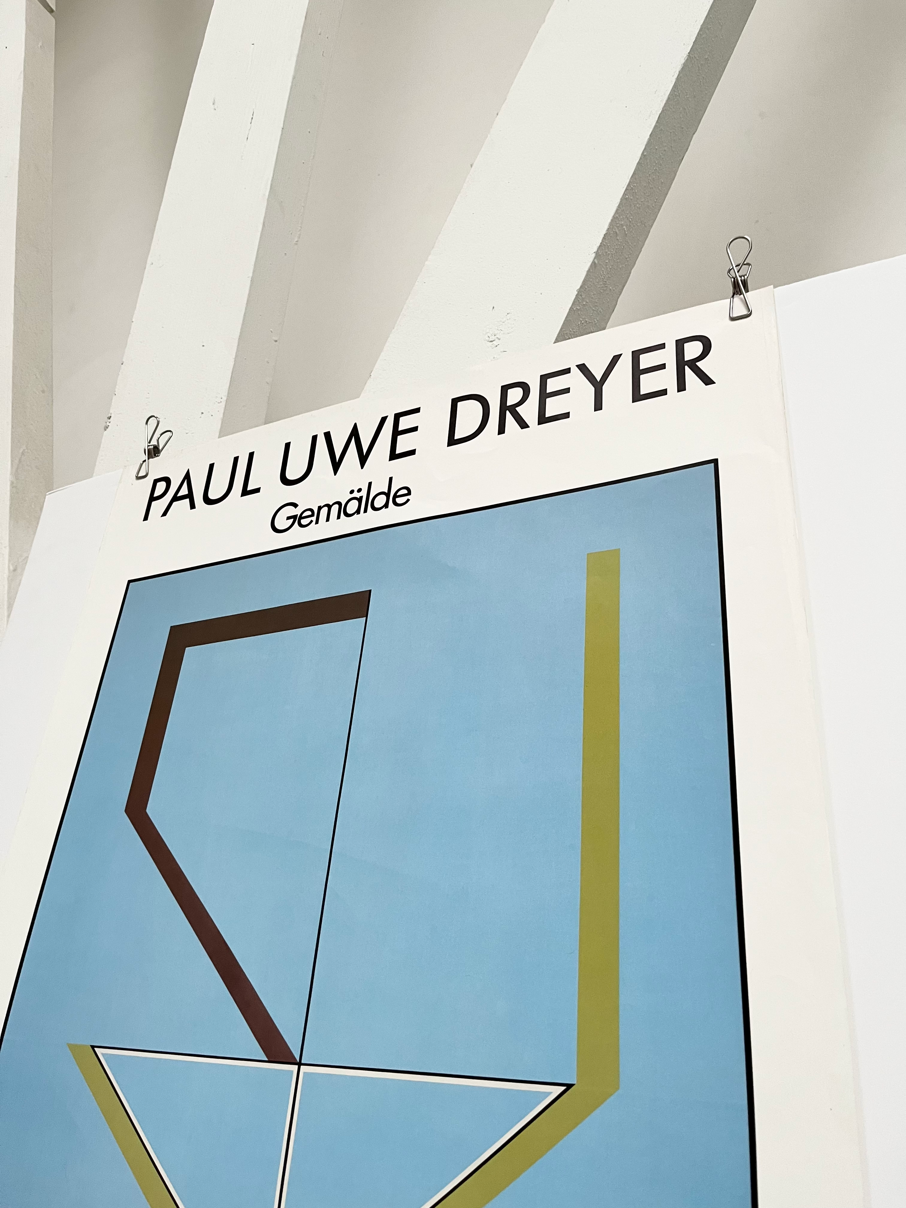 1981 Paul Uwe Dreyer German Art Exhibition Lithograph