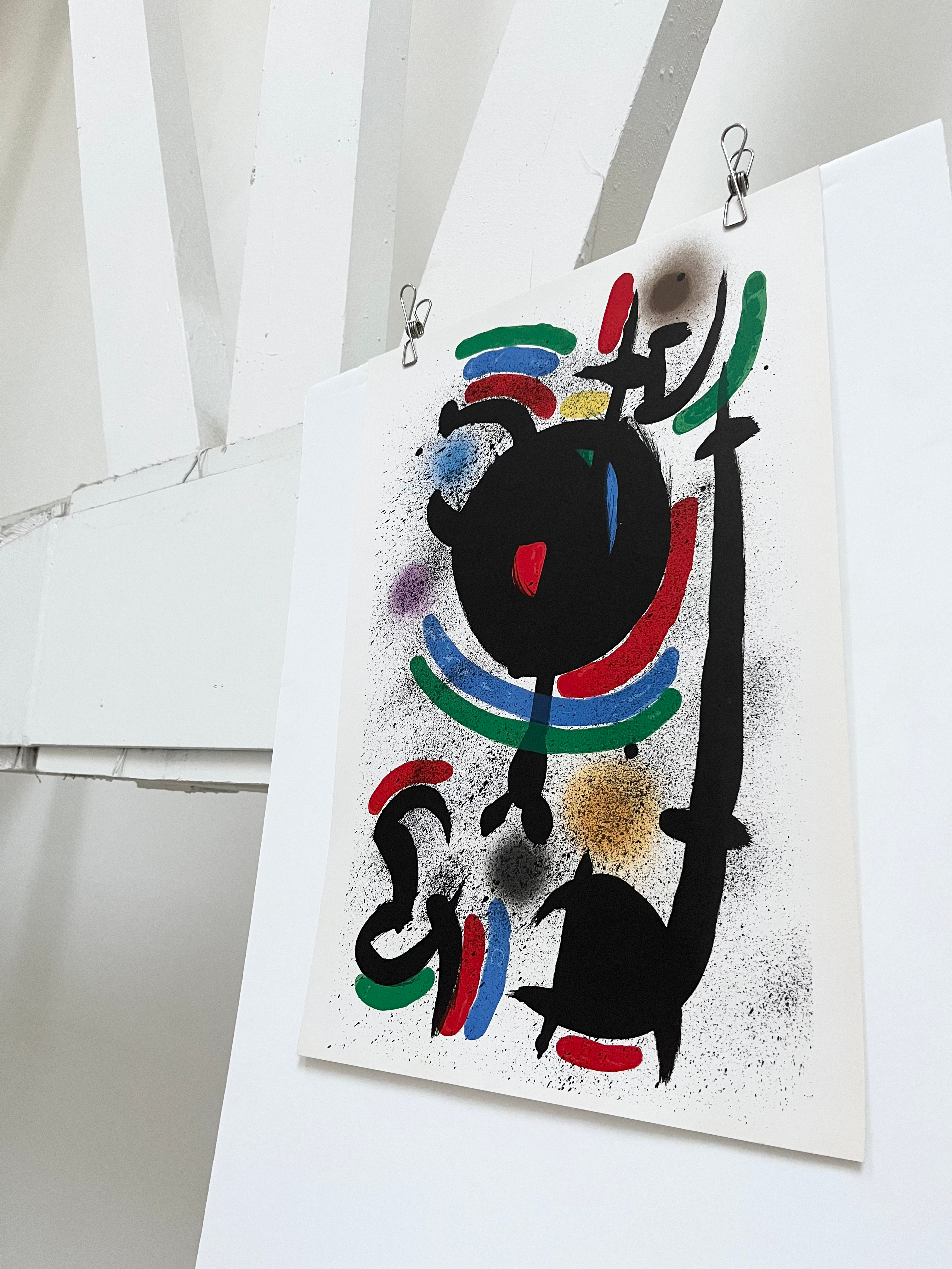 1972 Joan Miro ‘Miro I-13’ French Mourlot Lithograph